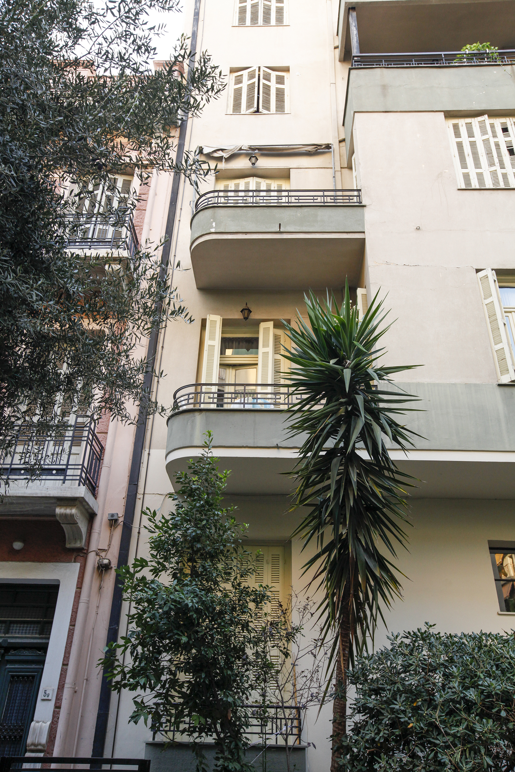 View of the balcony