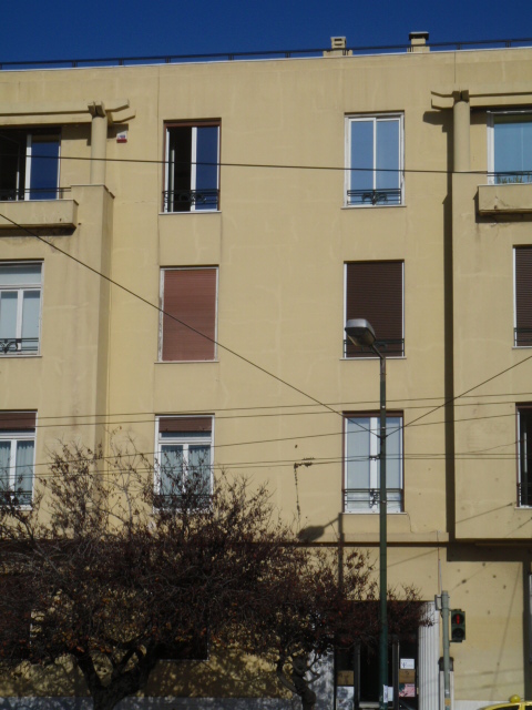 Λεπτομέρεια όψης επί της οδού Λεωφόρου Αμαλίας