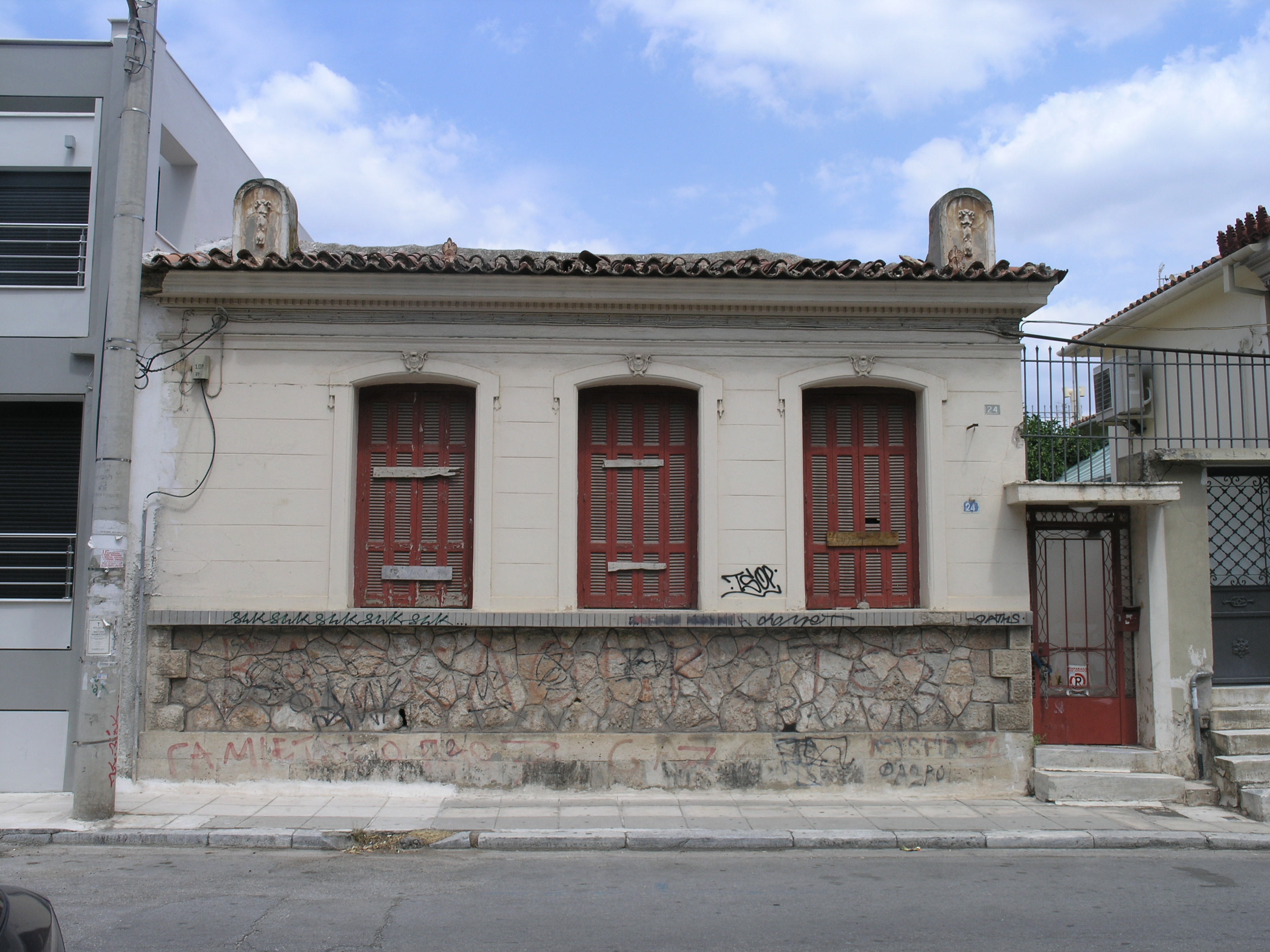 View of the main facade