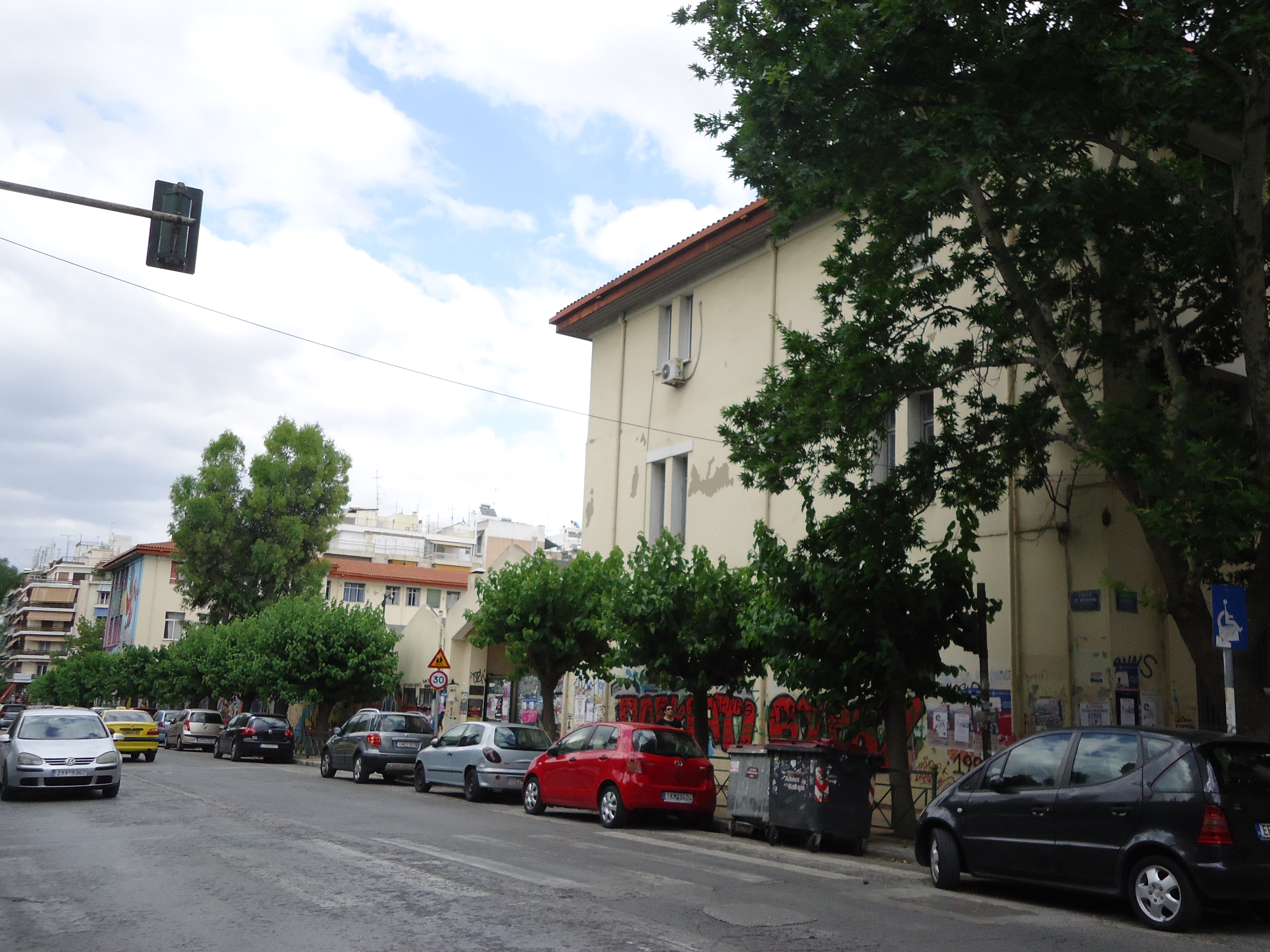 General view of the building from the corner of Merkouri Spirou & Douridos str.