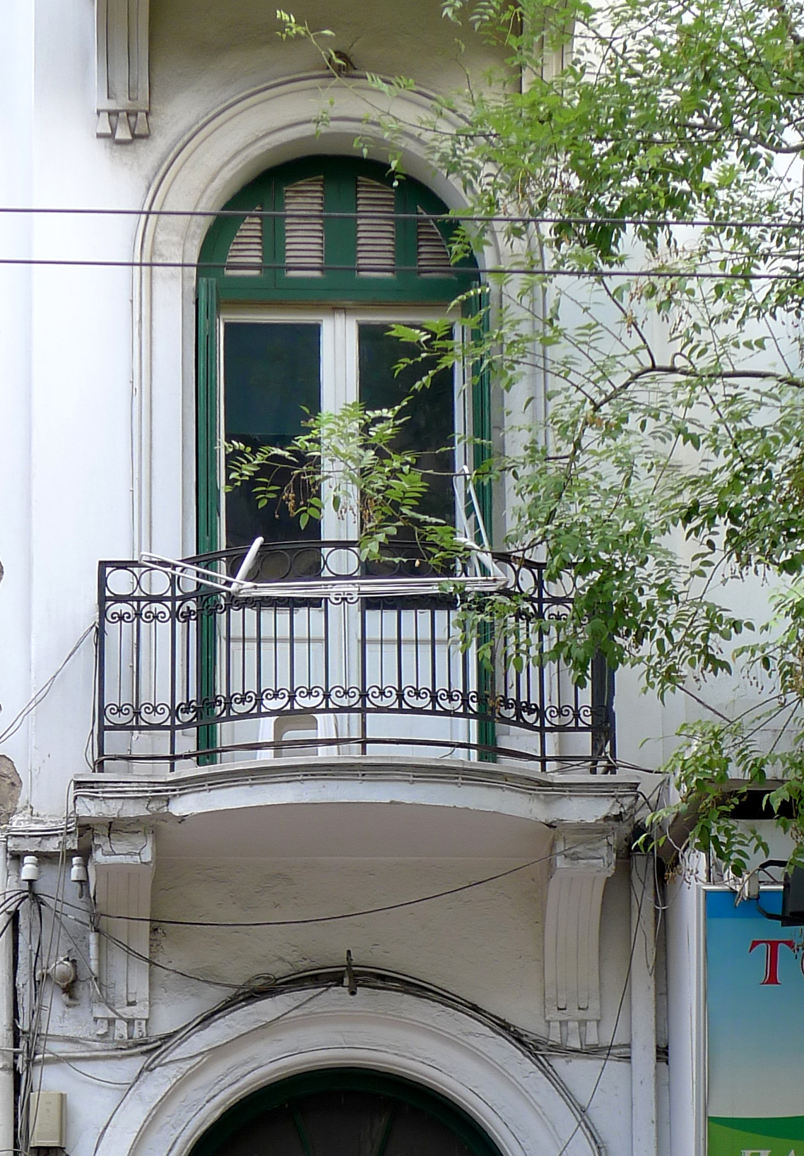 View of the balcony