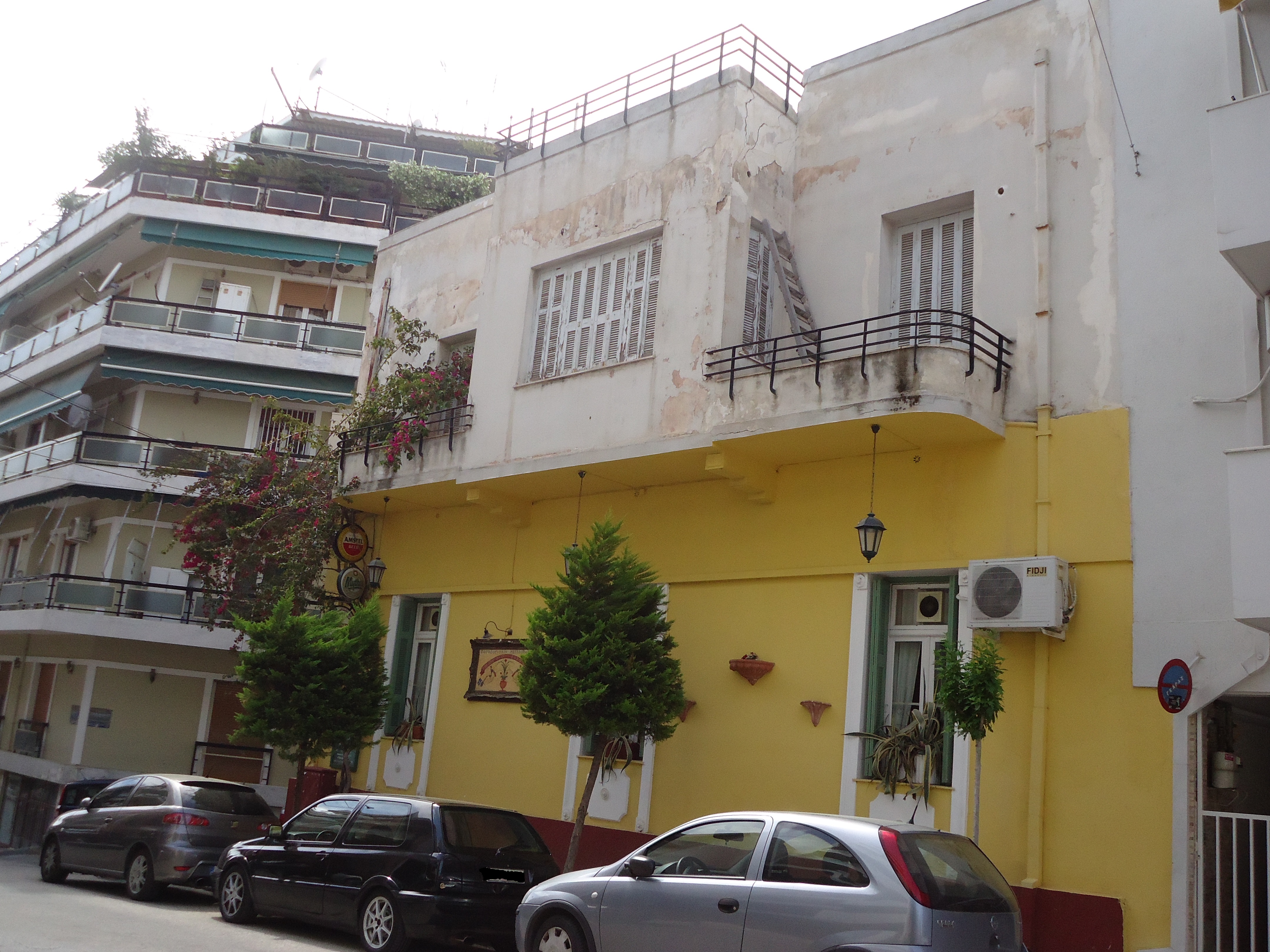 General view of the facade on Krisila street (2015)