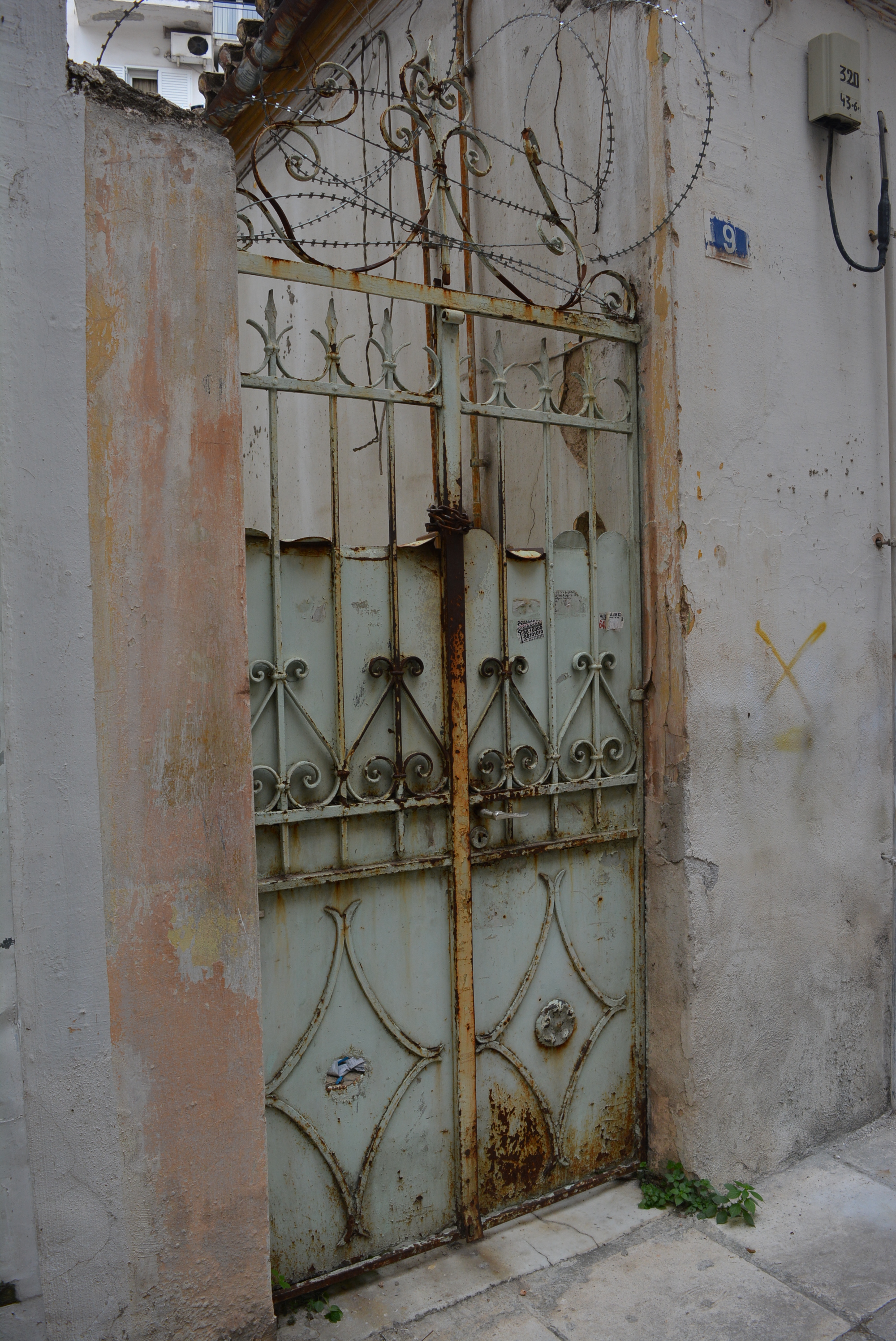Door leading to the yard