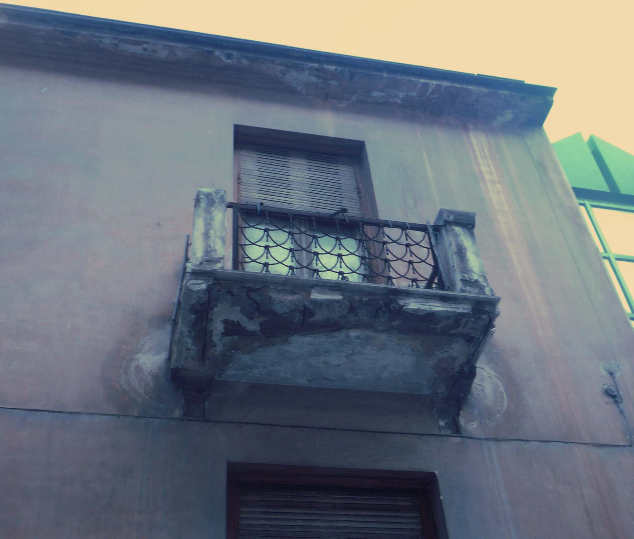 View of the balcony