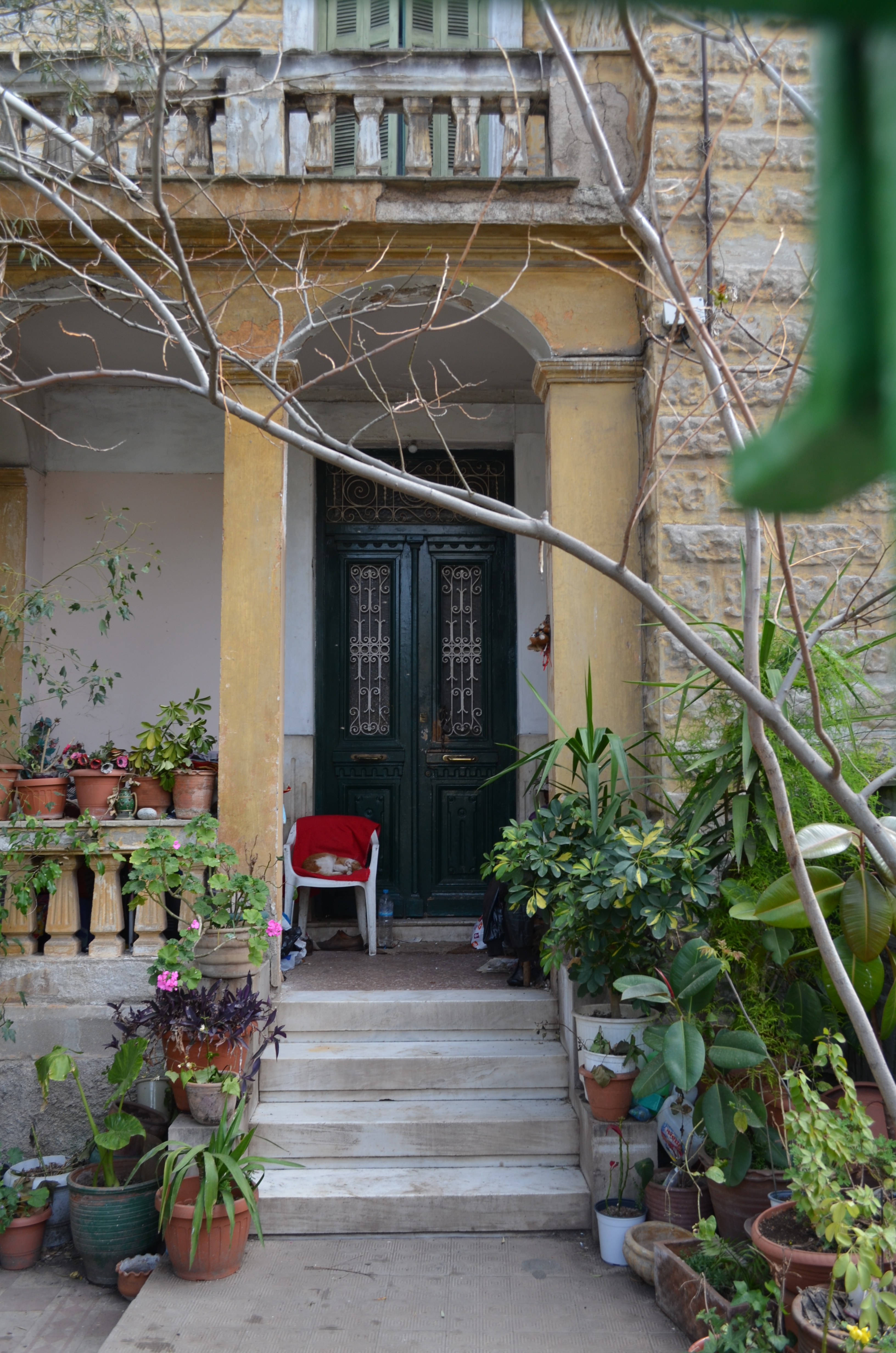 General view of ground floor entrance door (2013)