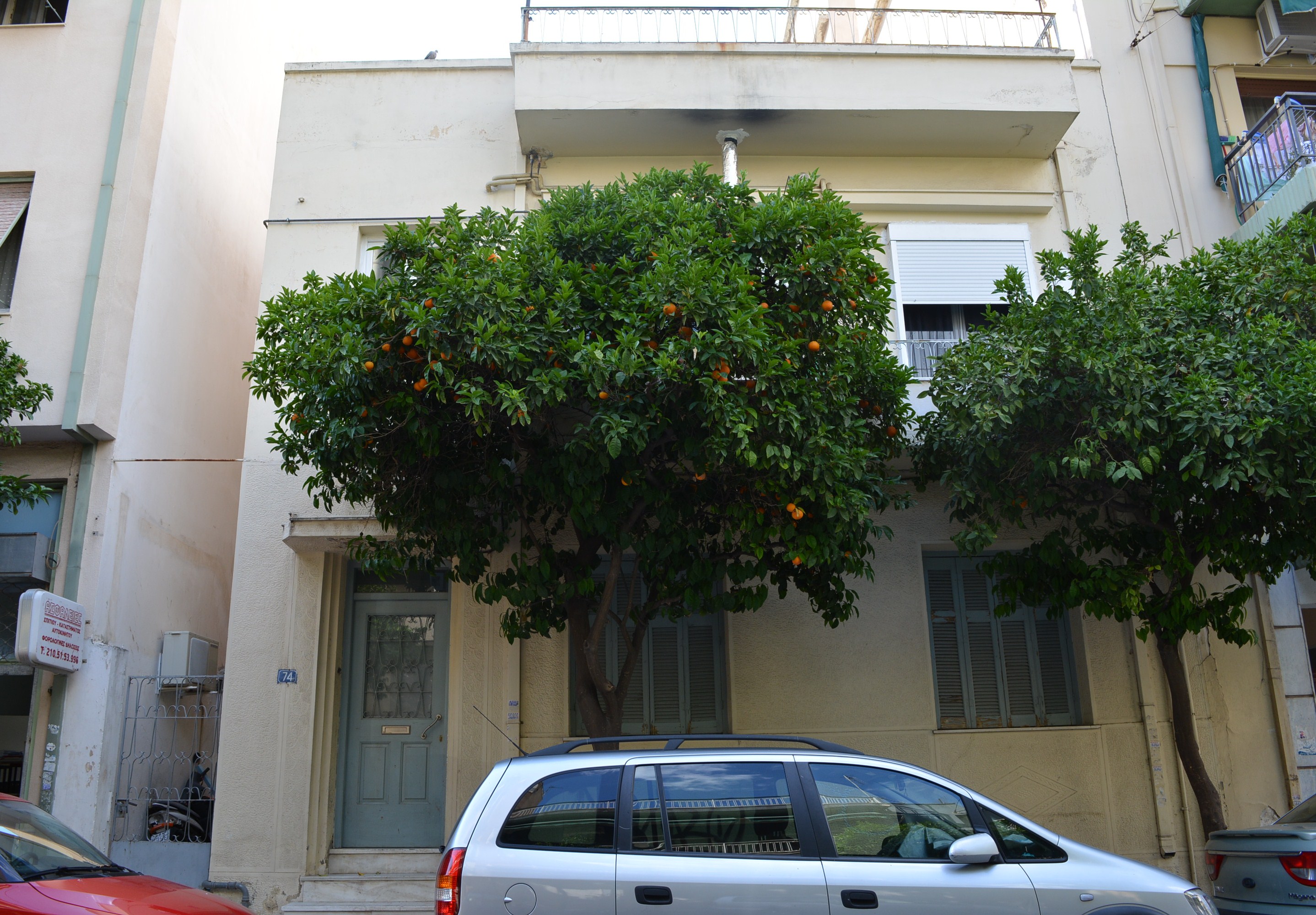 View of the main façade