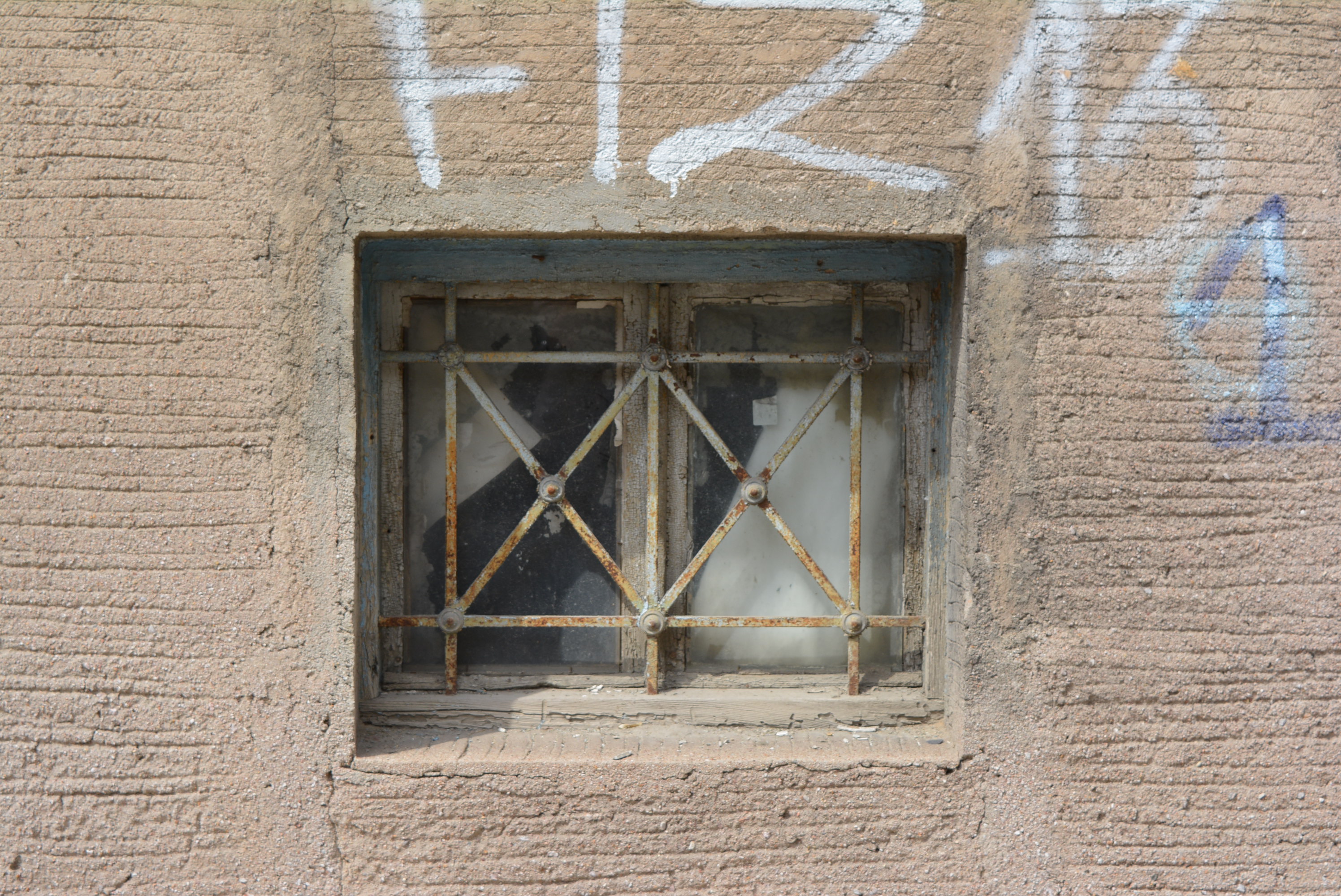 General view of basement window