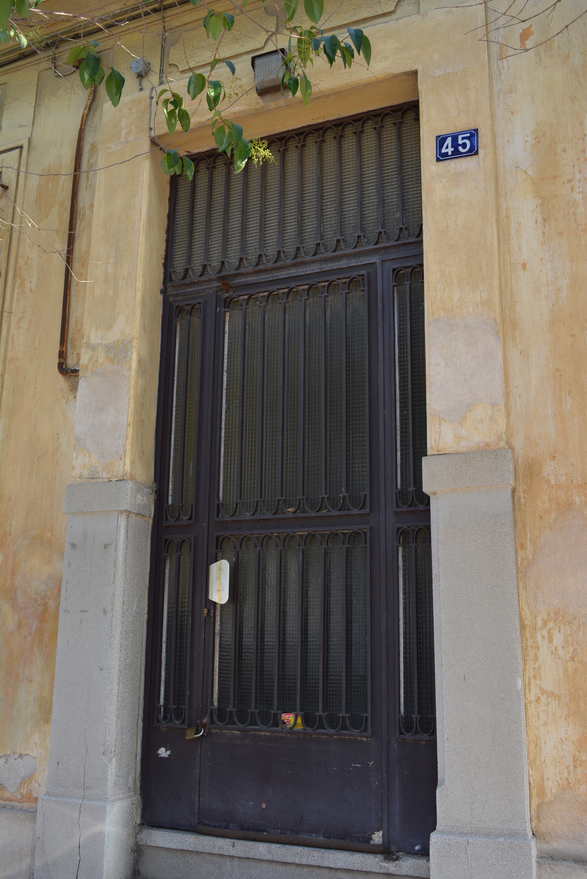 General view of central entrance