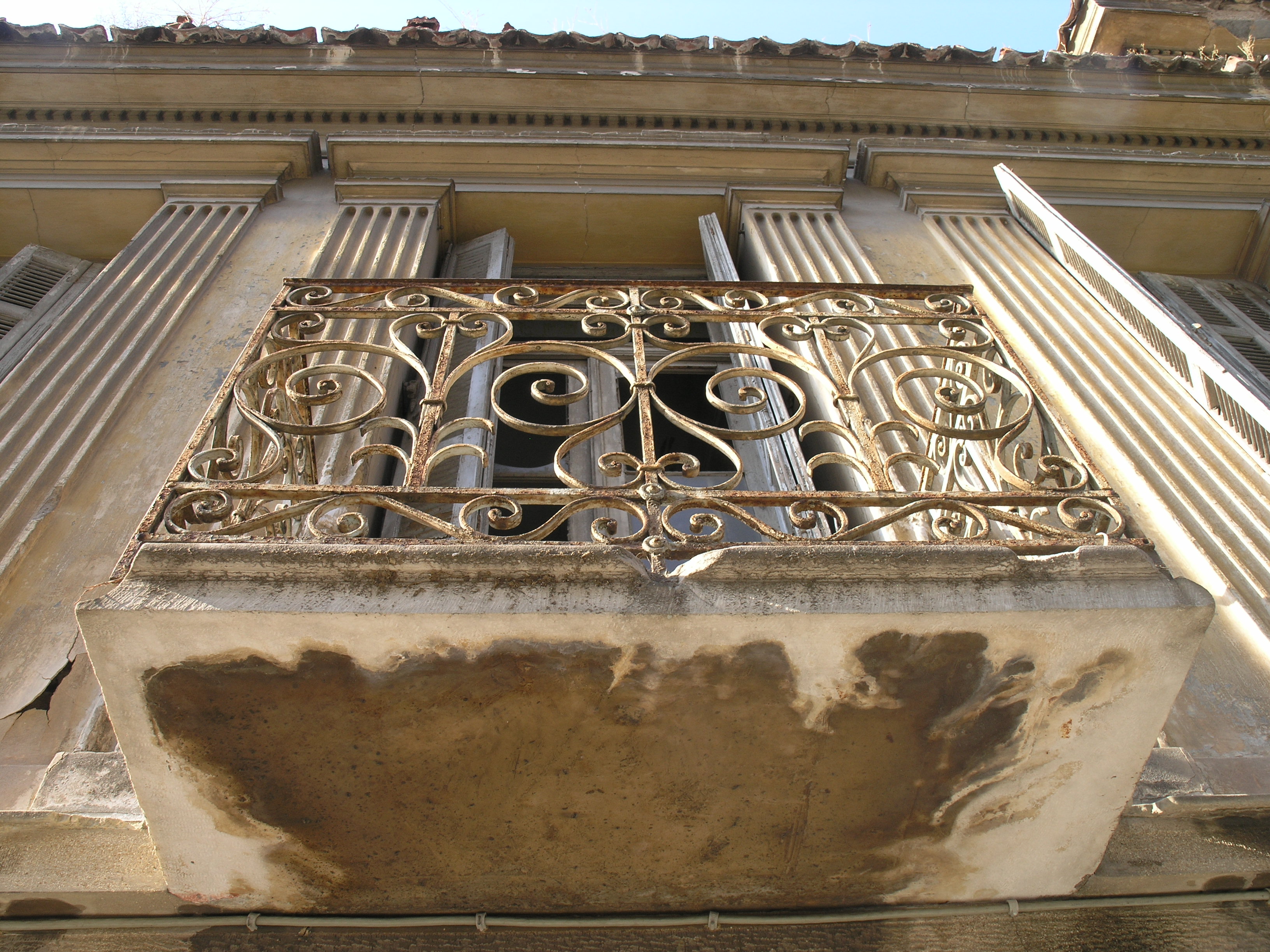 Detail of balcony