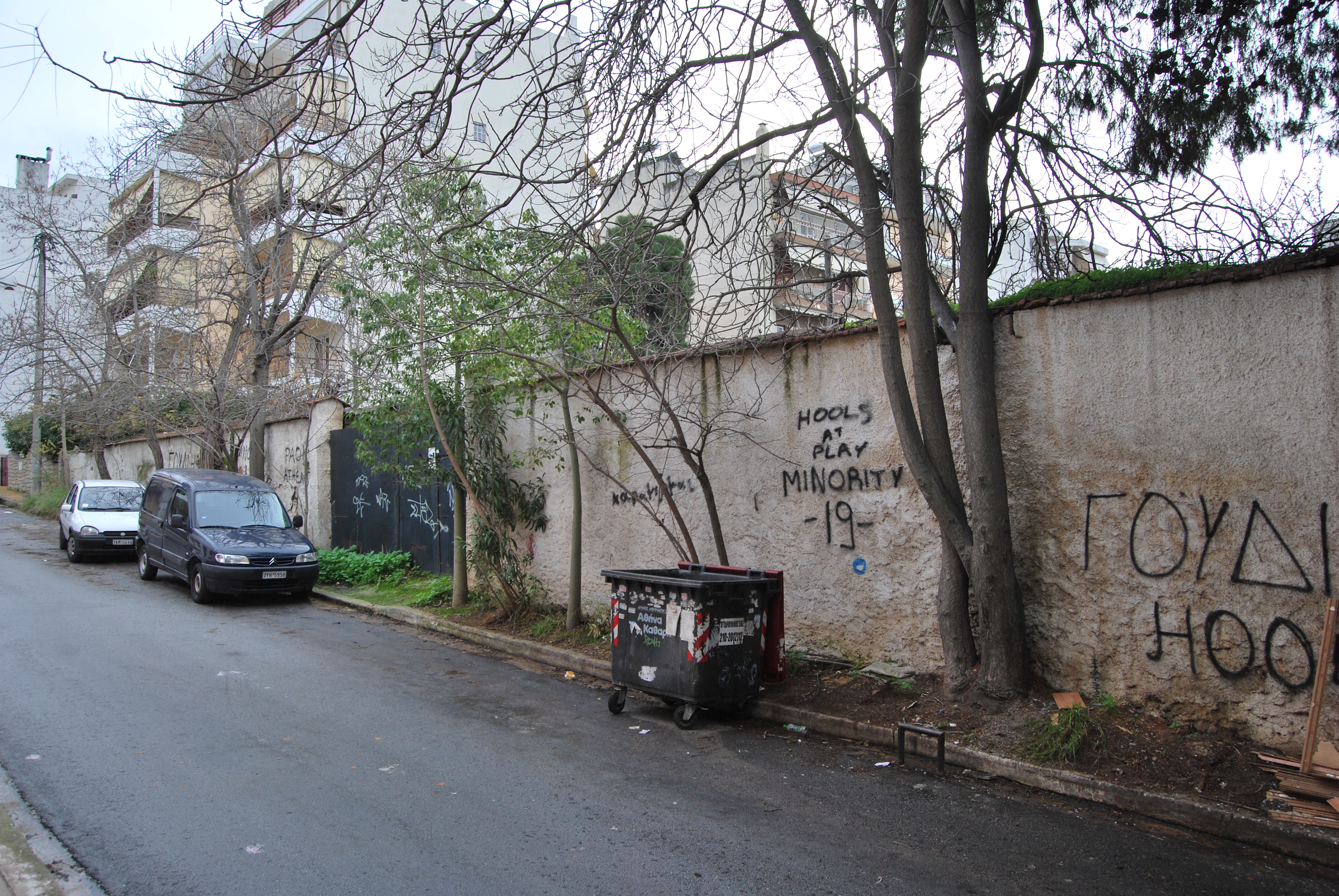 Άποψη αυλότοιχου, αυλόθυρας