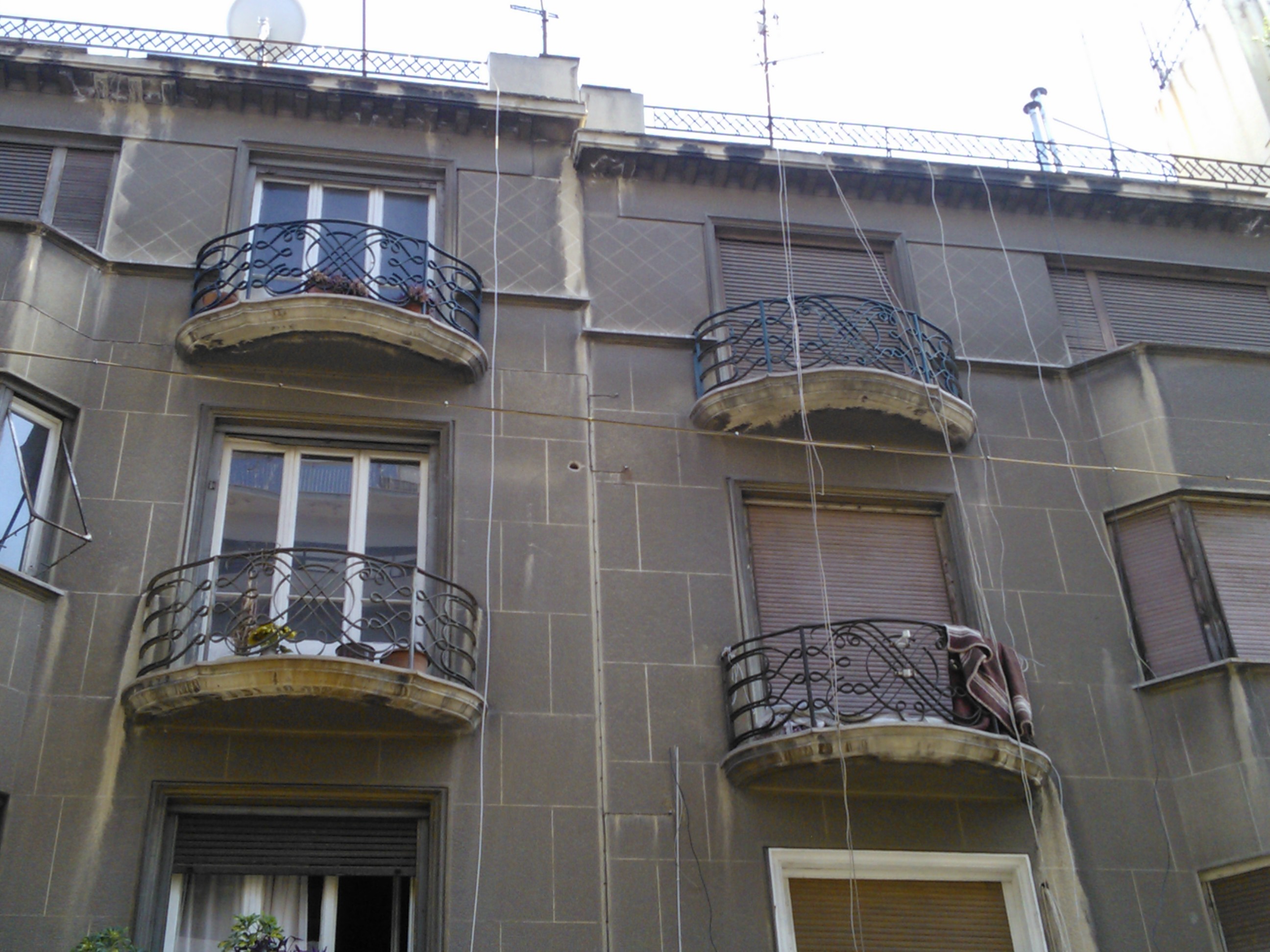 View of the balconies (2013)