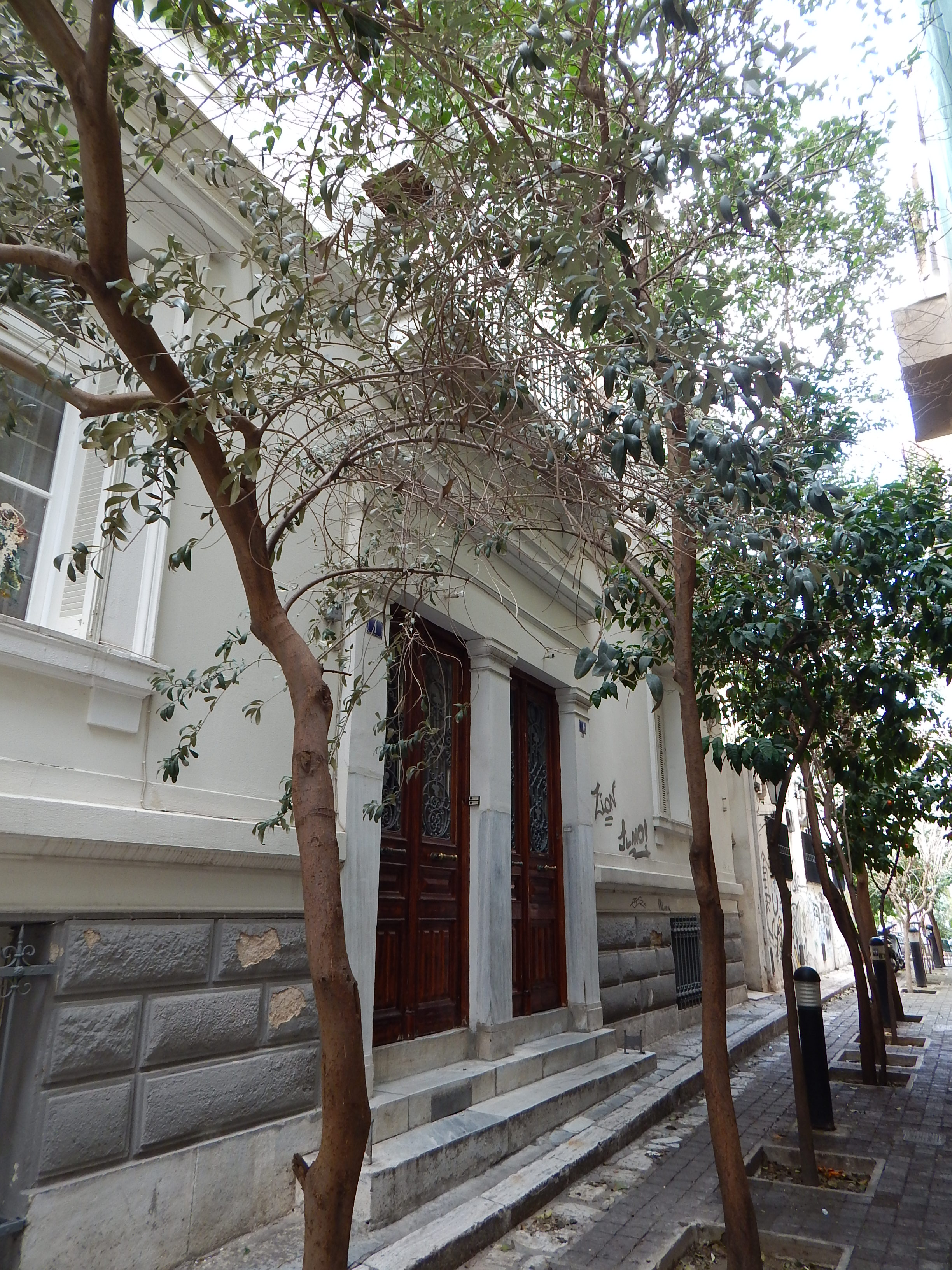 Λεπτομέρεια όψης επί της οδού Καλλικράτους