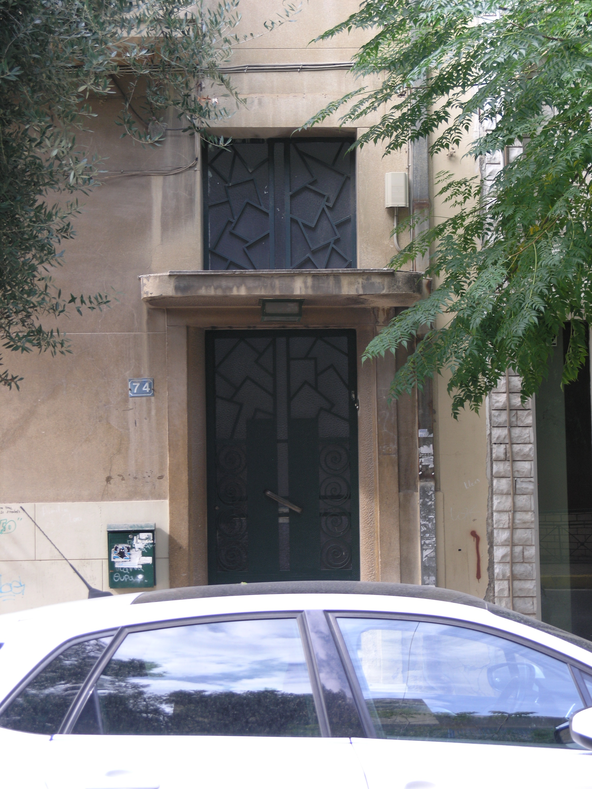 Side entrance