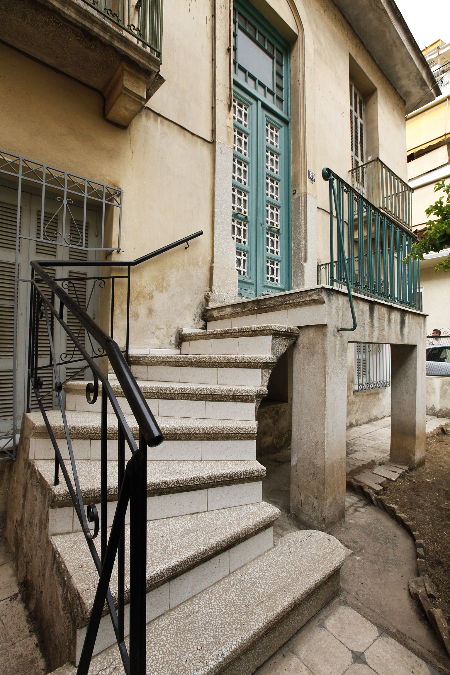 General view of entrance staircase (2013, photo: P. Perrakis)