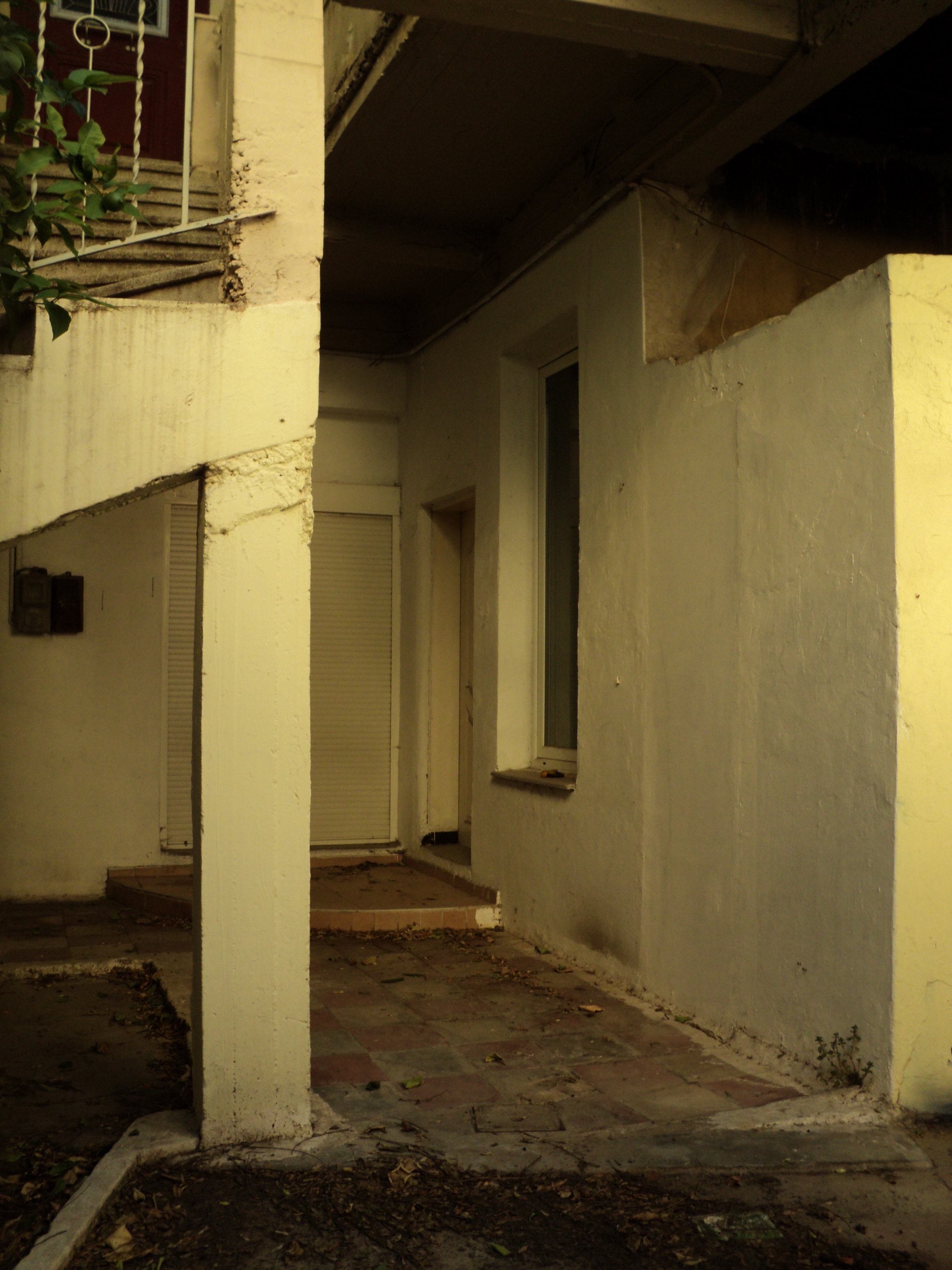 General view of the building's entrance on the ground floor (2016)
