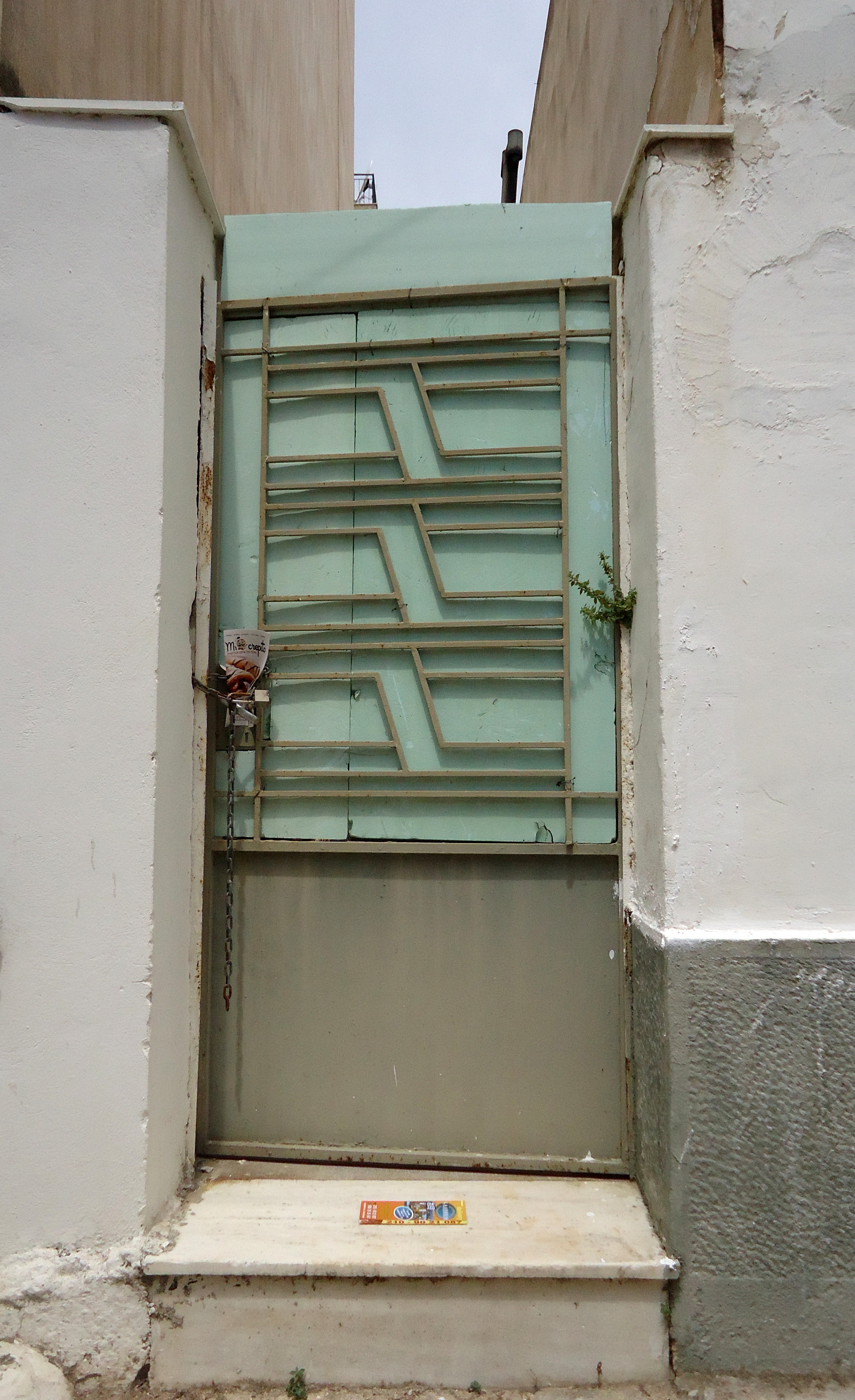 View of the yard door