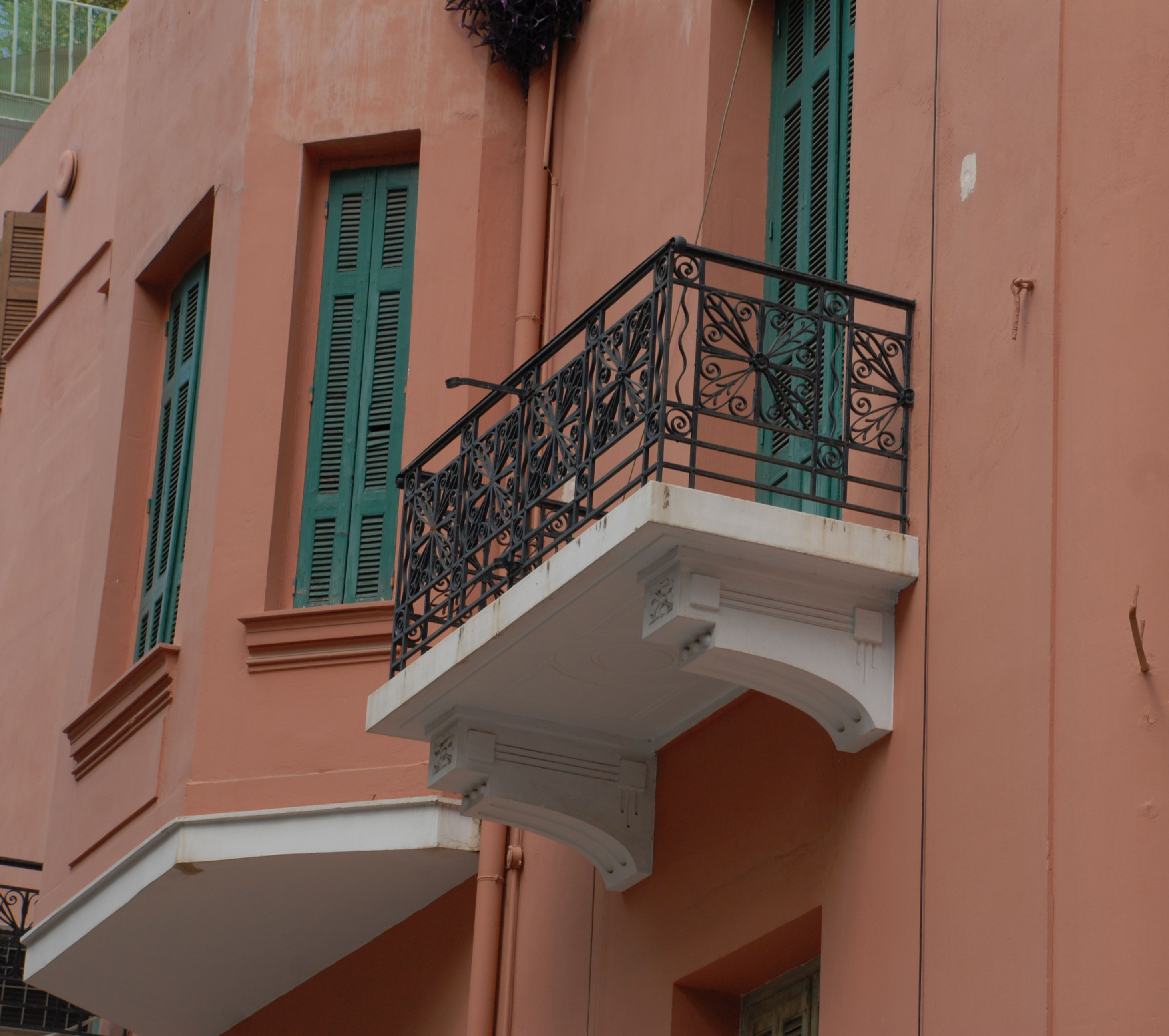 View of the balcony