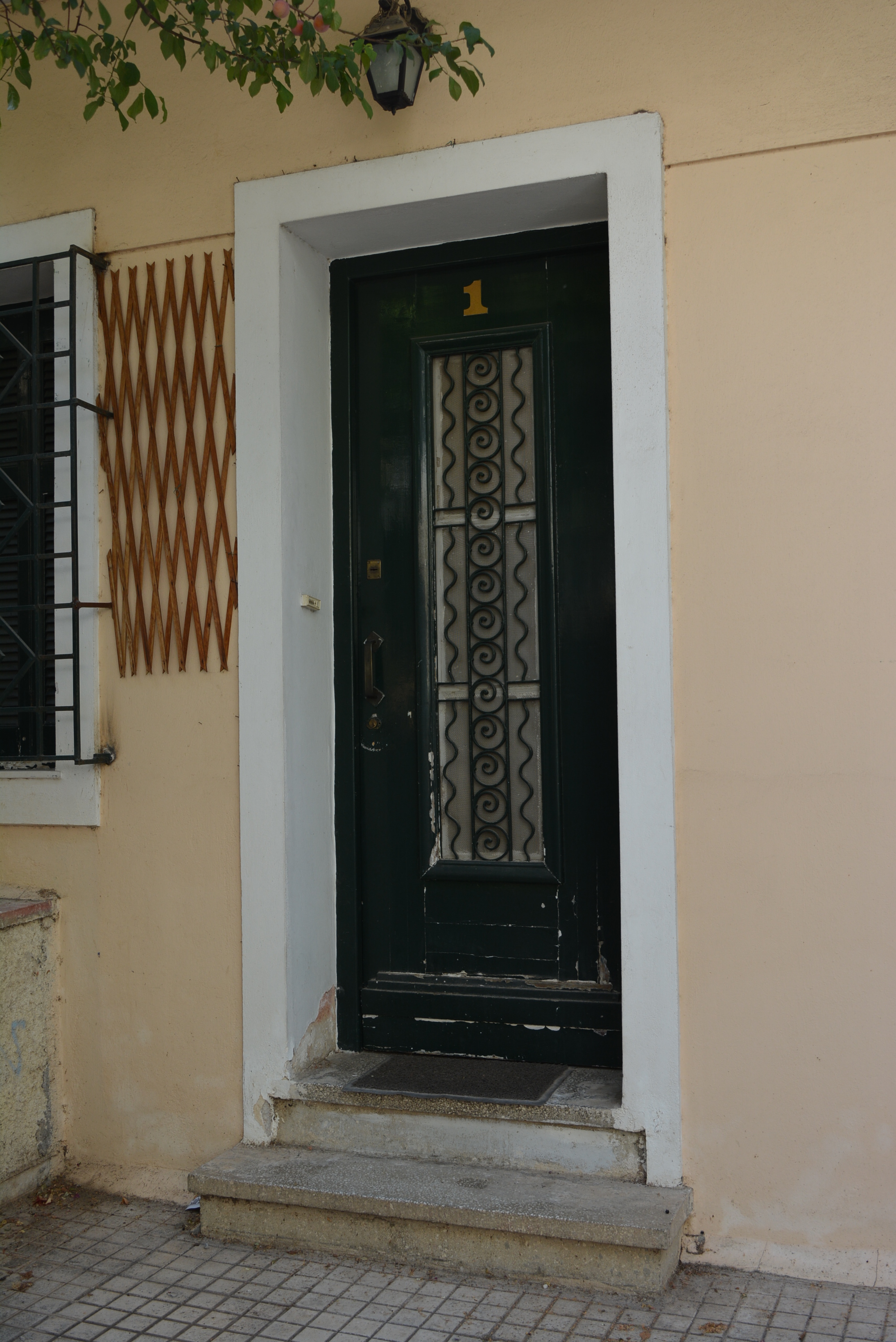 Λεπτομέρεια κύριας εισόδου πλάγιας όψης