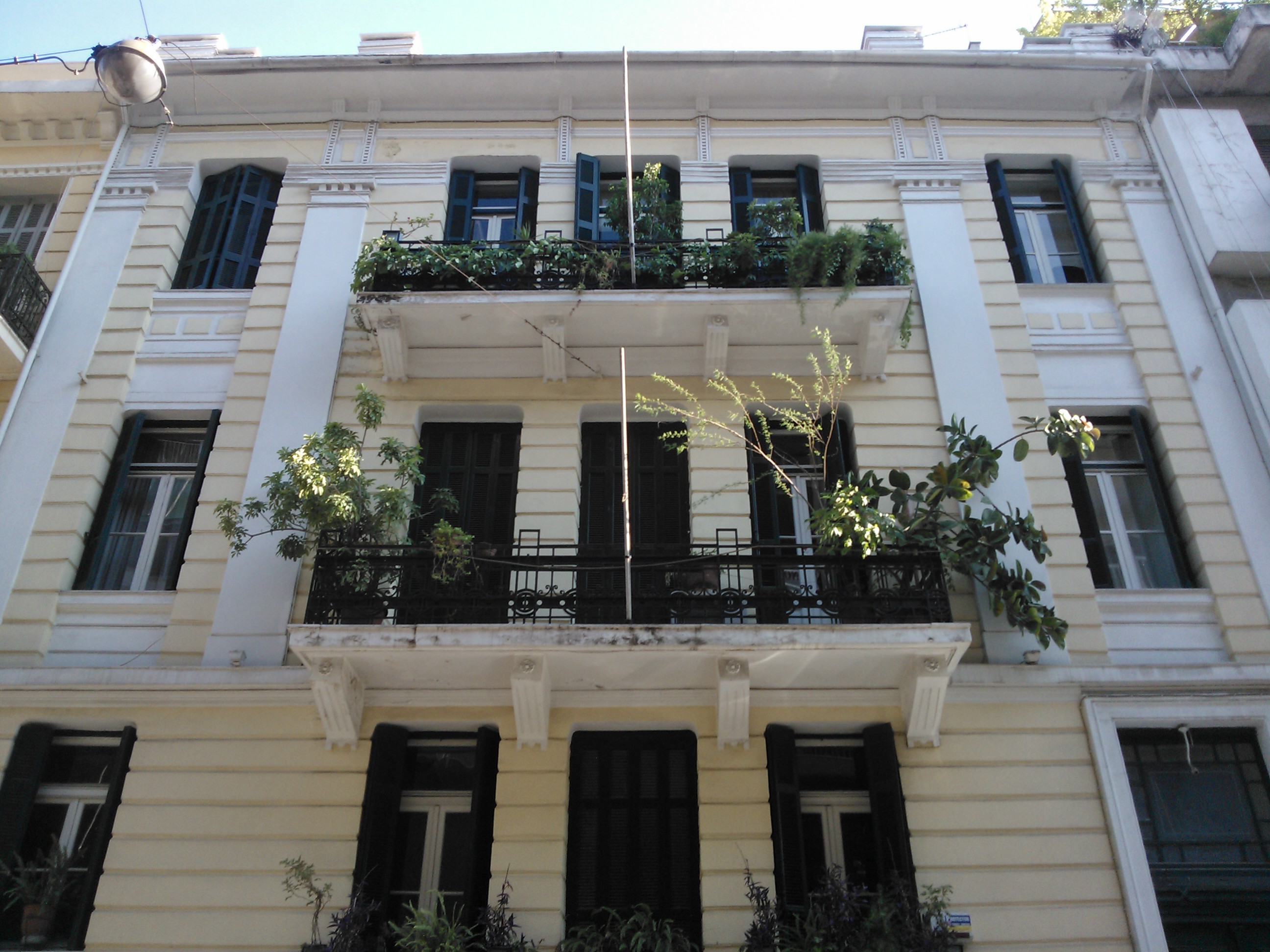 View of the balcony