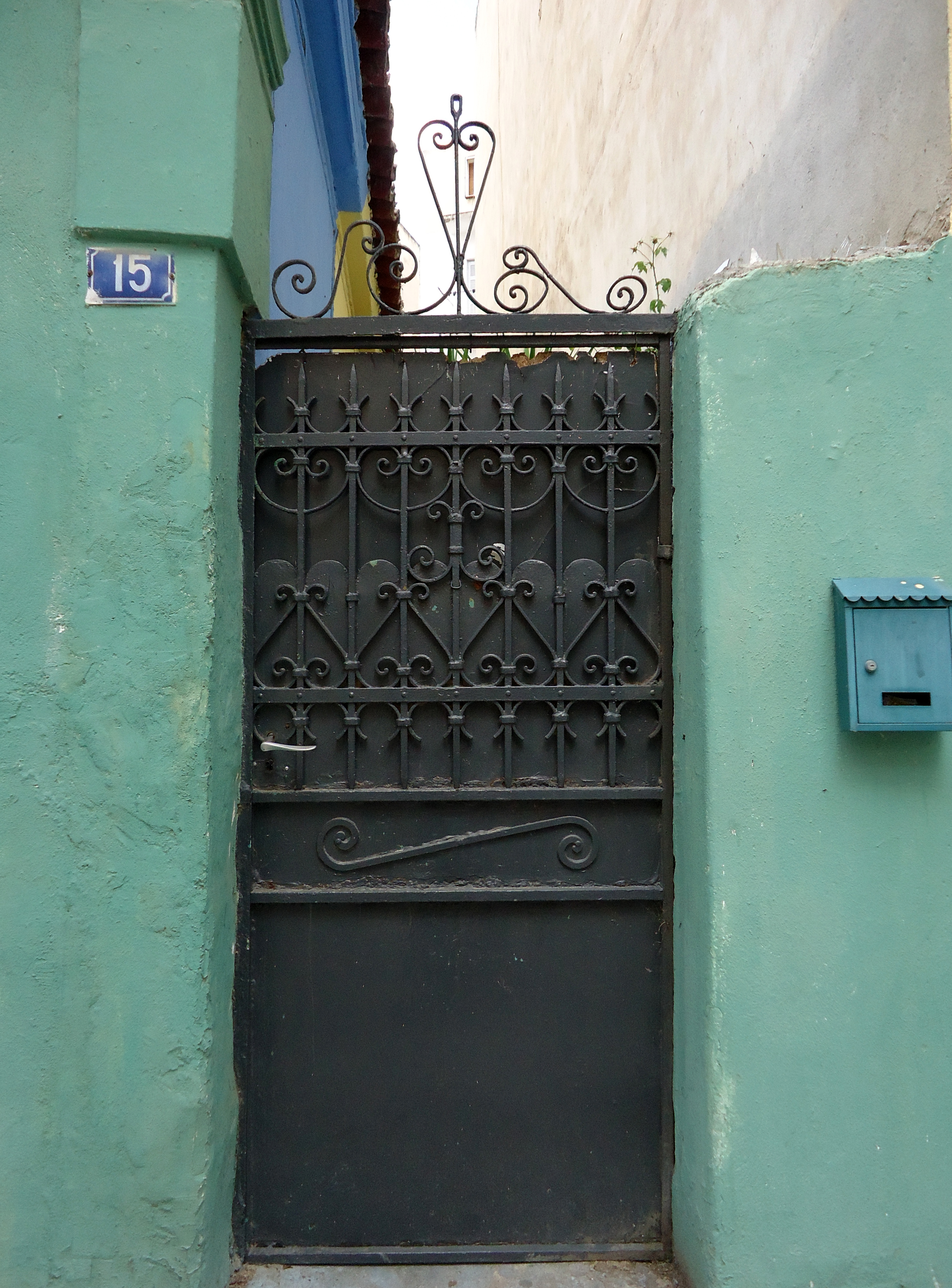 View of the yard door