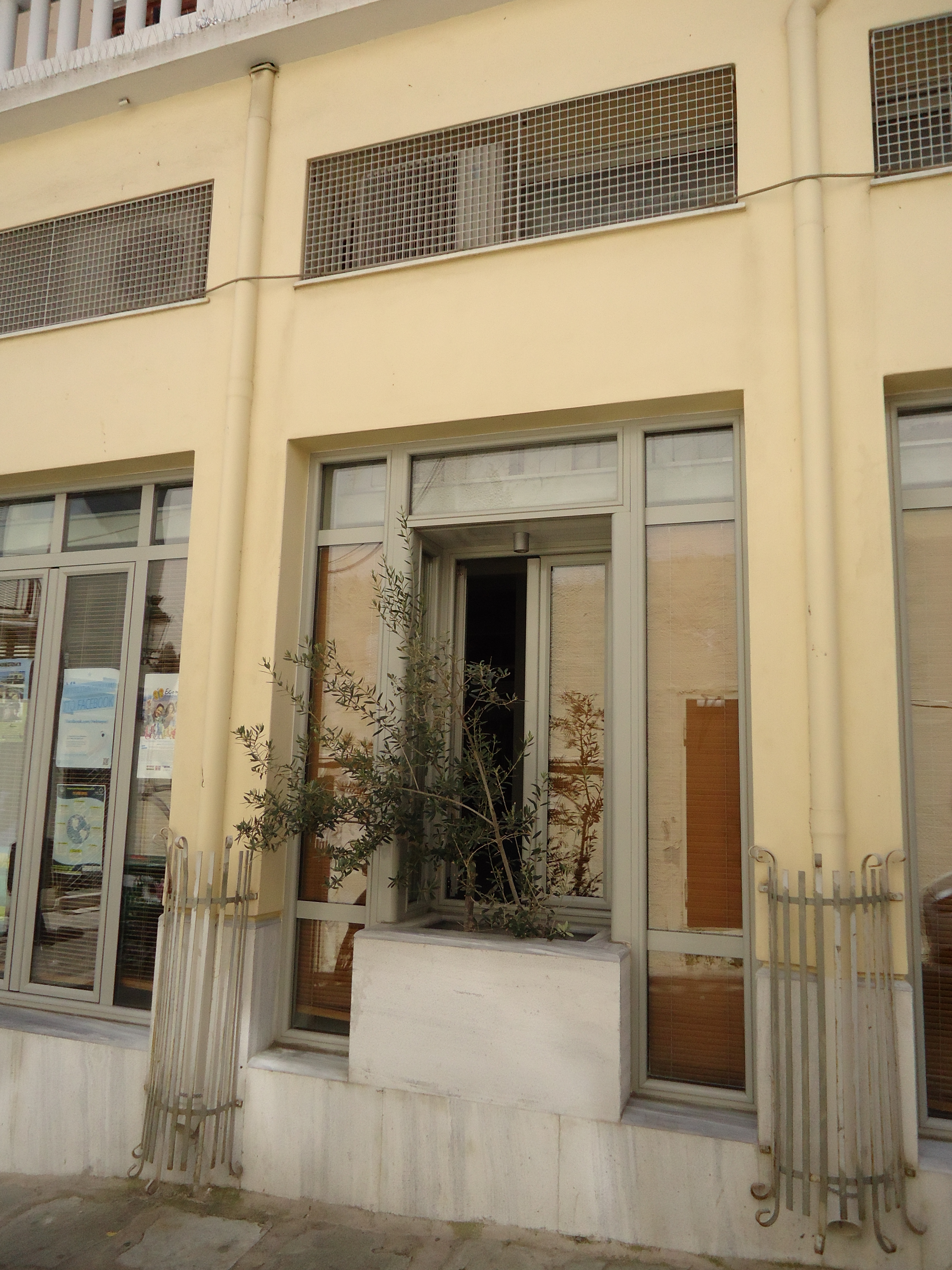 Λεπτομέρεια όψης επί της οδού Μνησικλέους