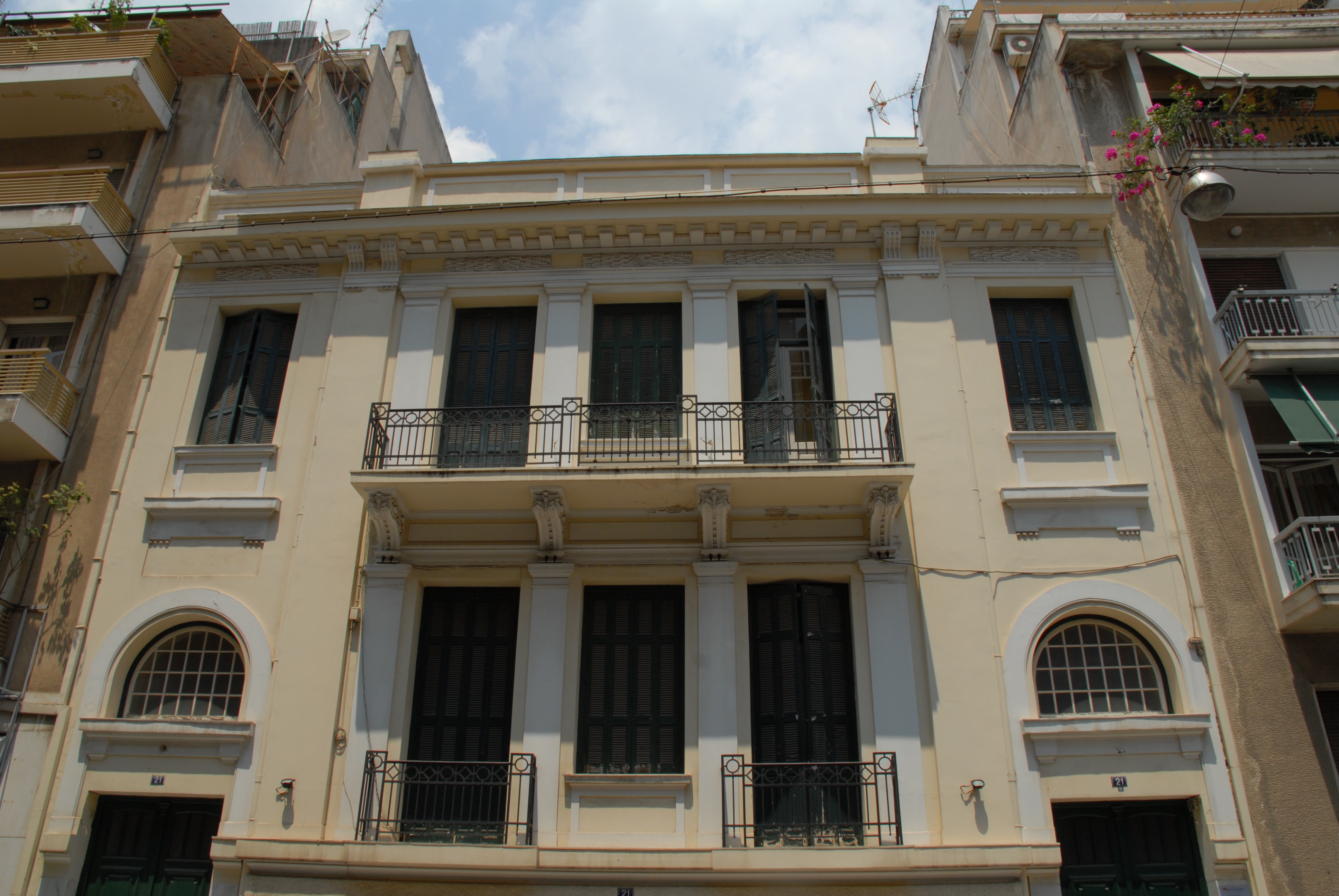 View of the balcony