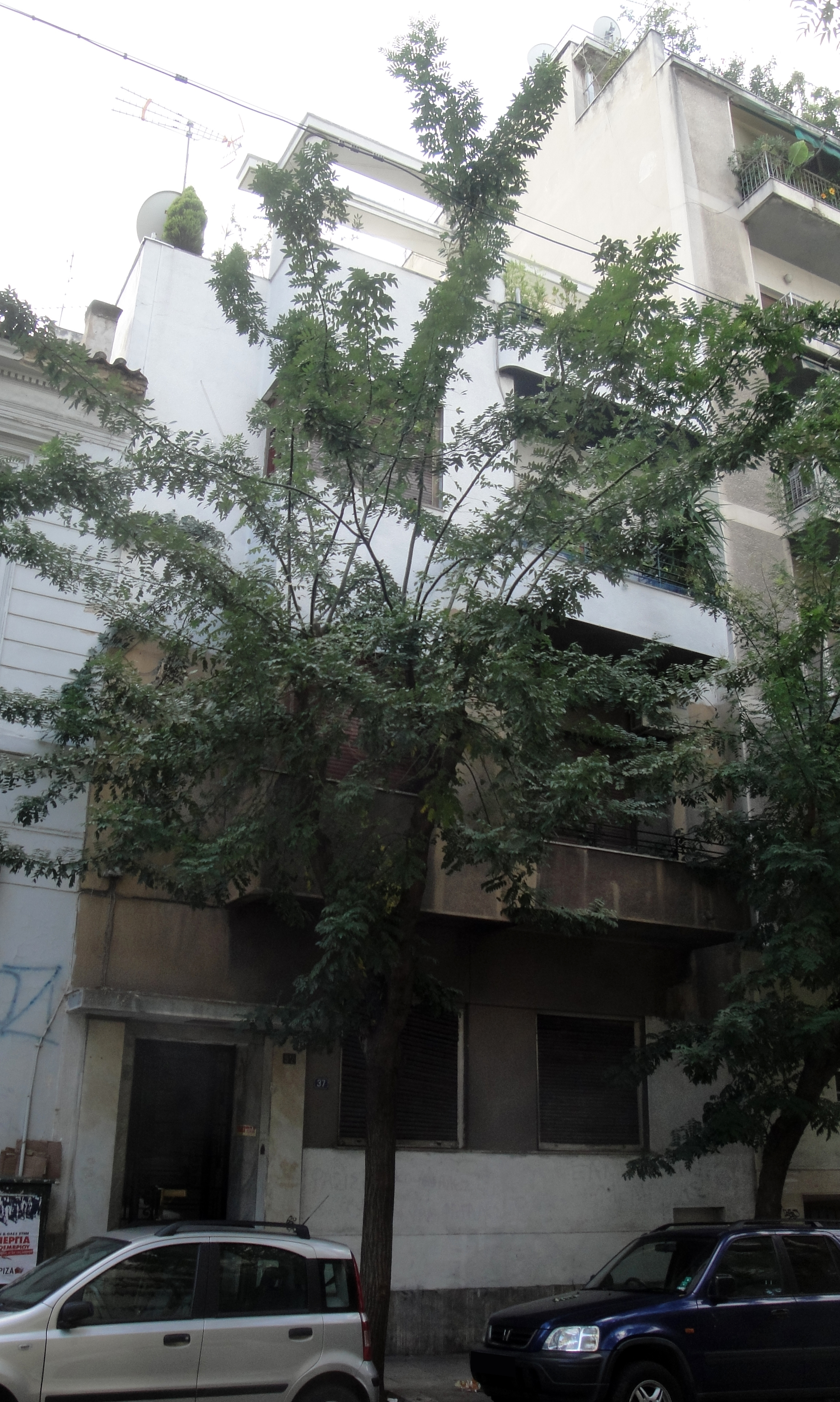 View of the main façade
