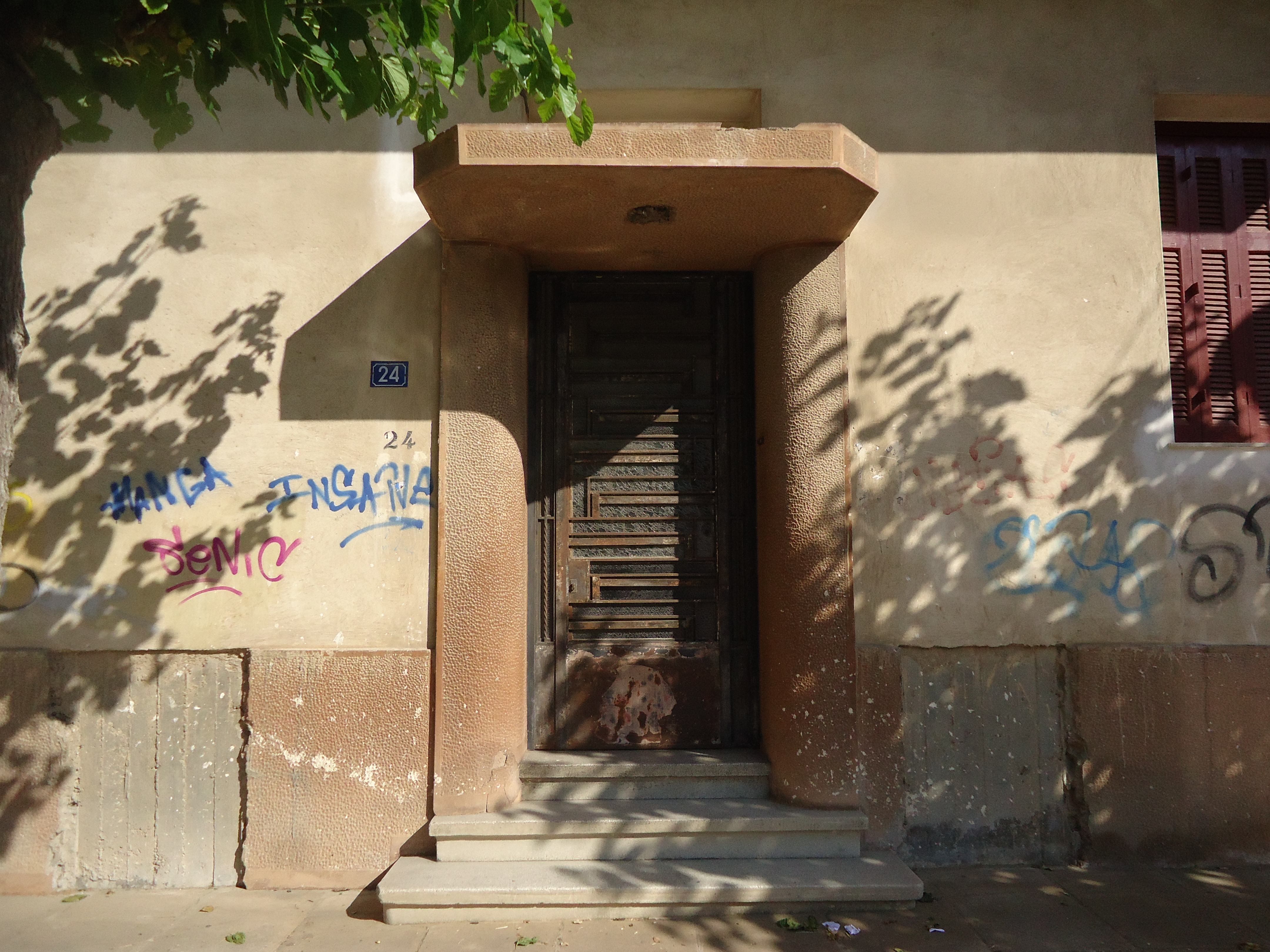 View of the main entrance