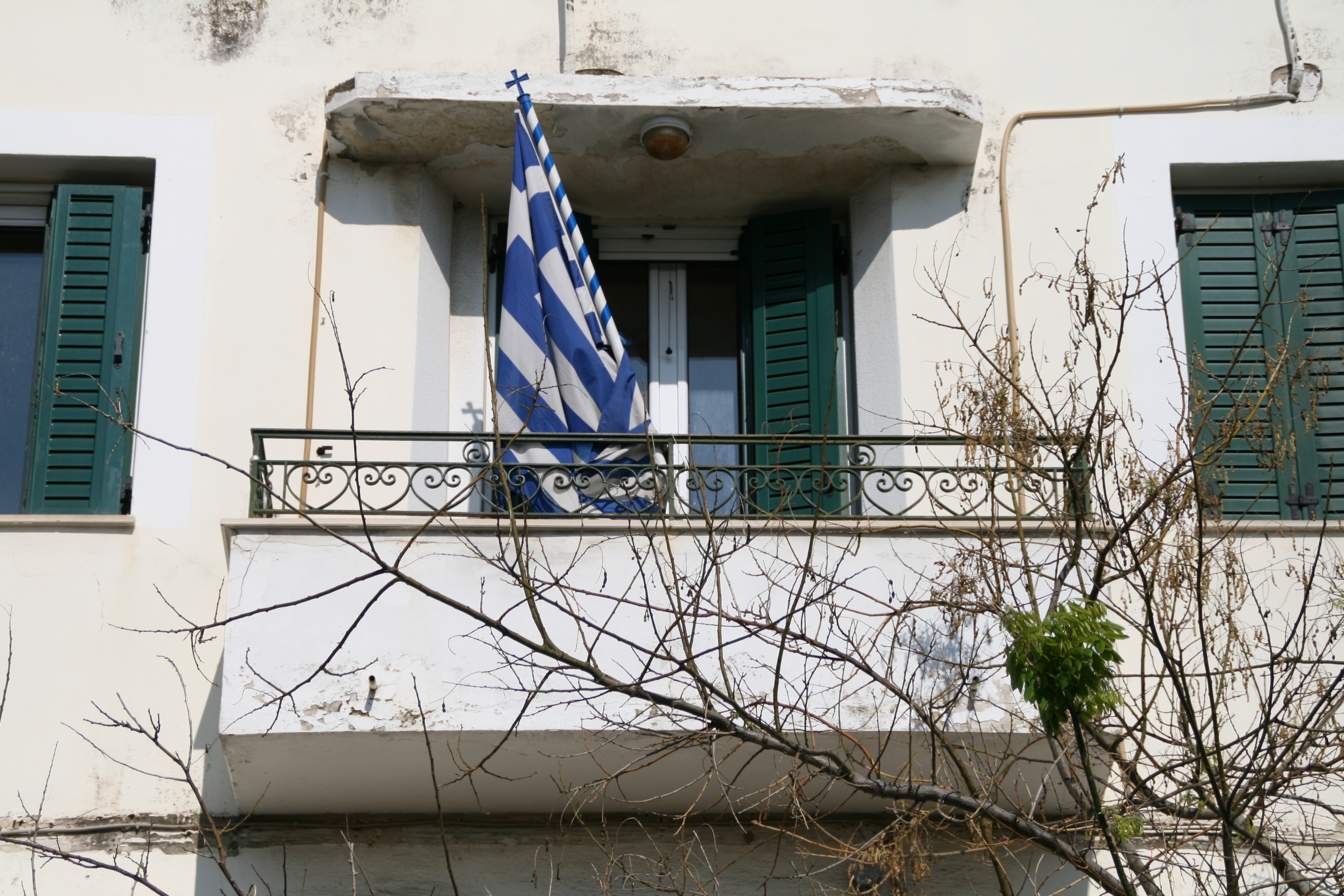 Λεπτομέρεια μεταγενέστερου εξώστη (2014)