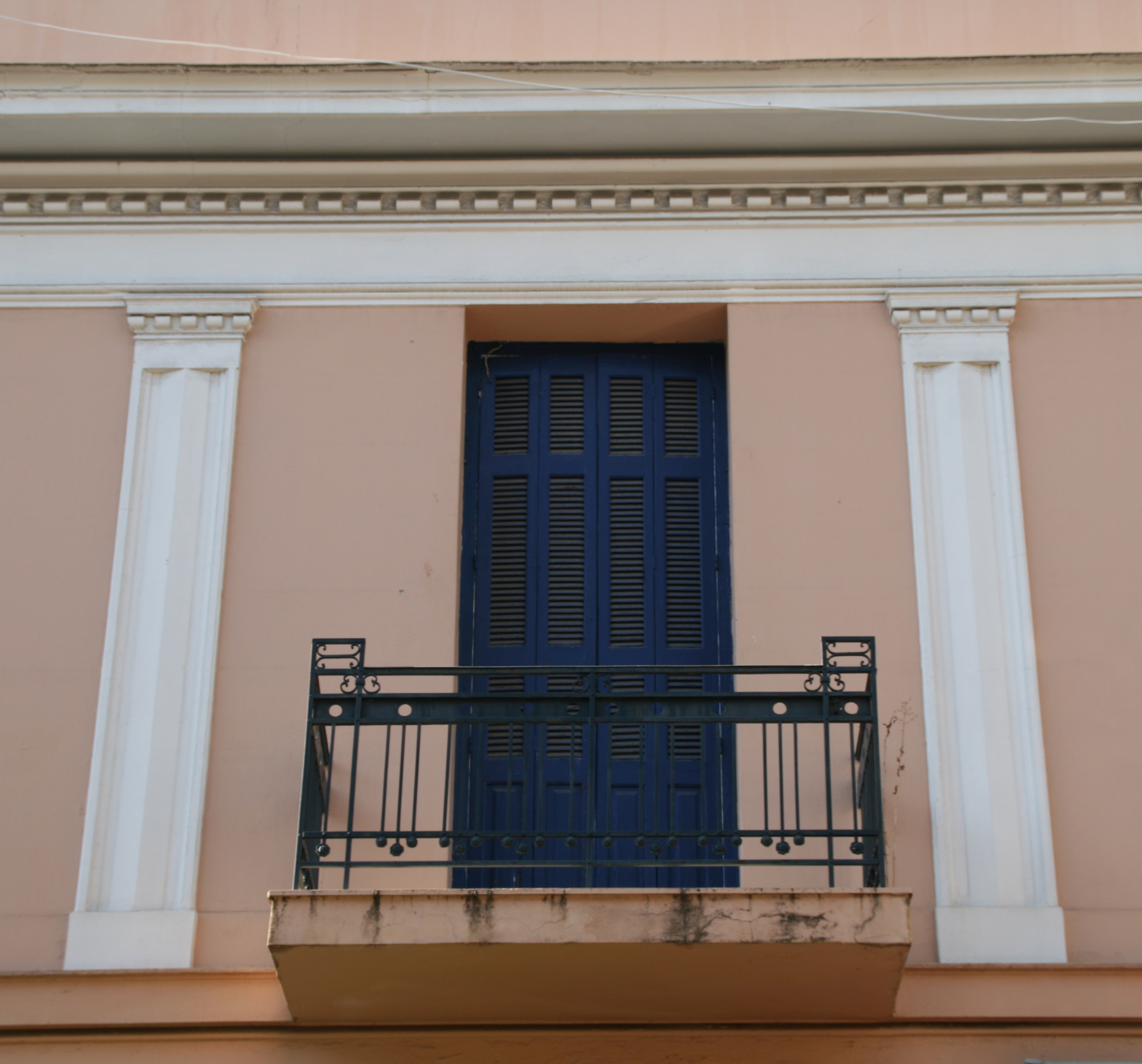 View of the balcony and window