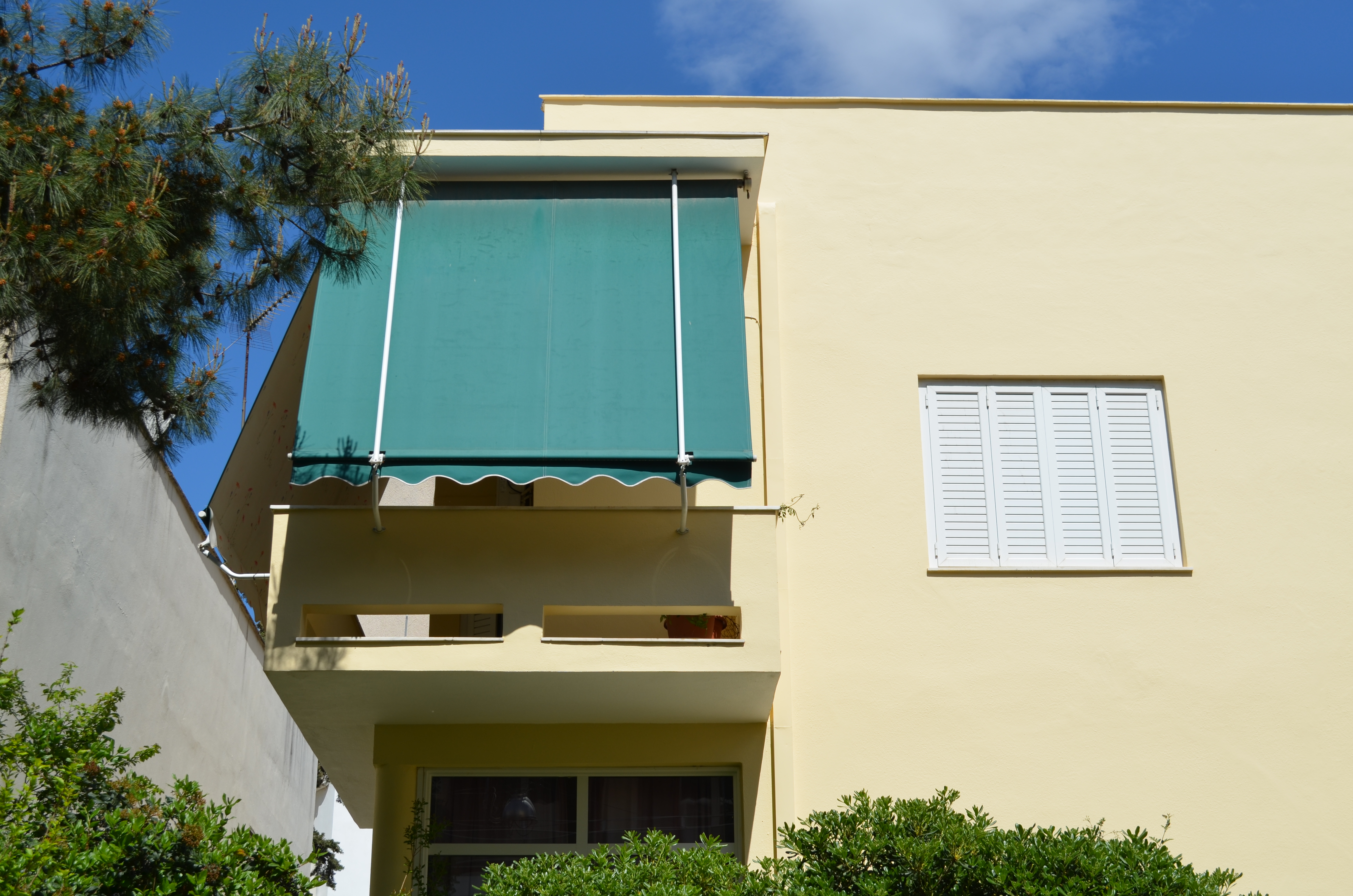 Detail of the balcony