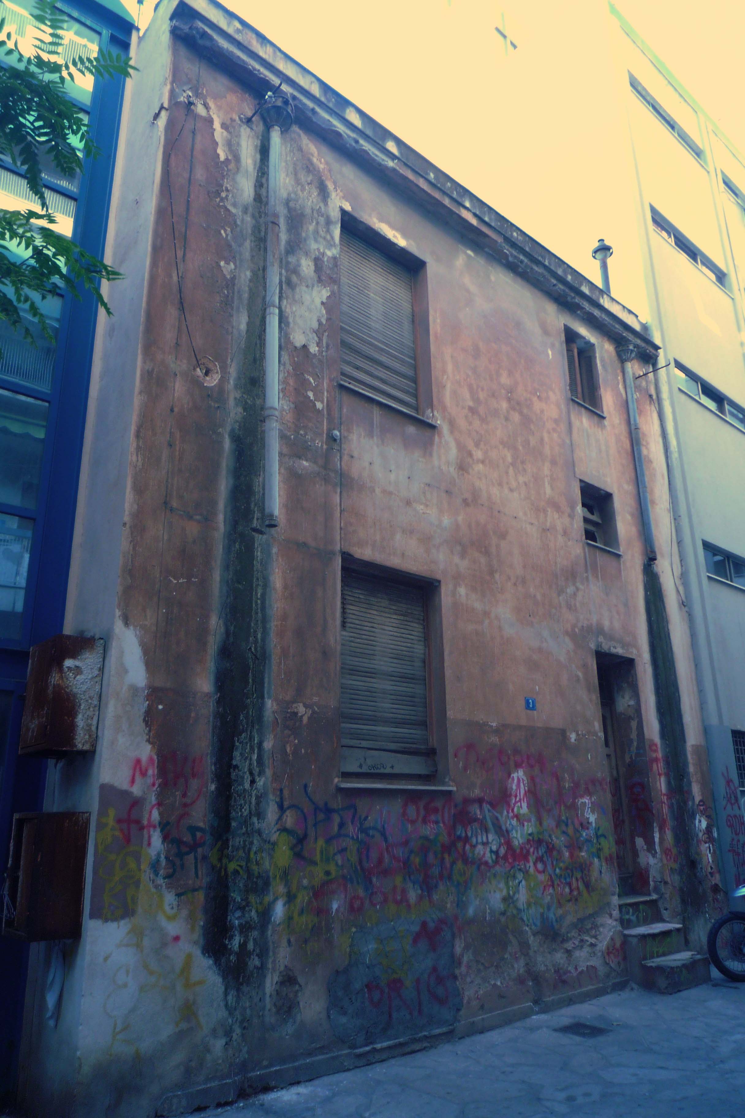 View of the façade on Xenagora street