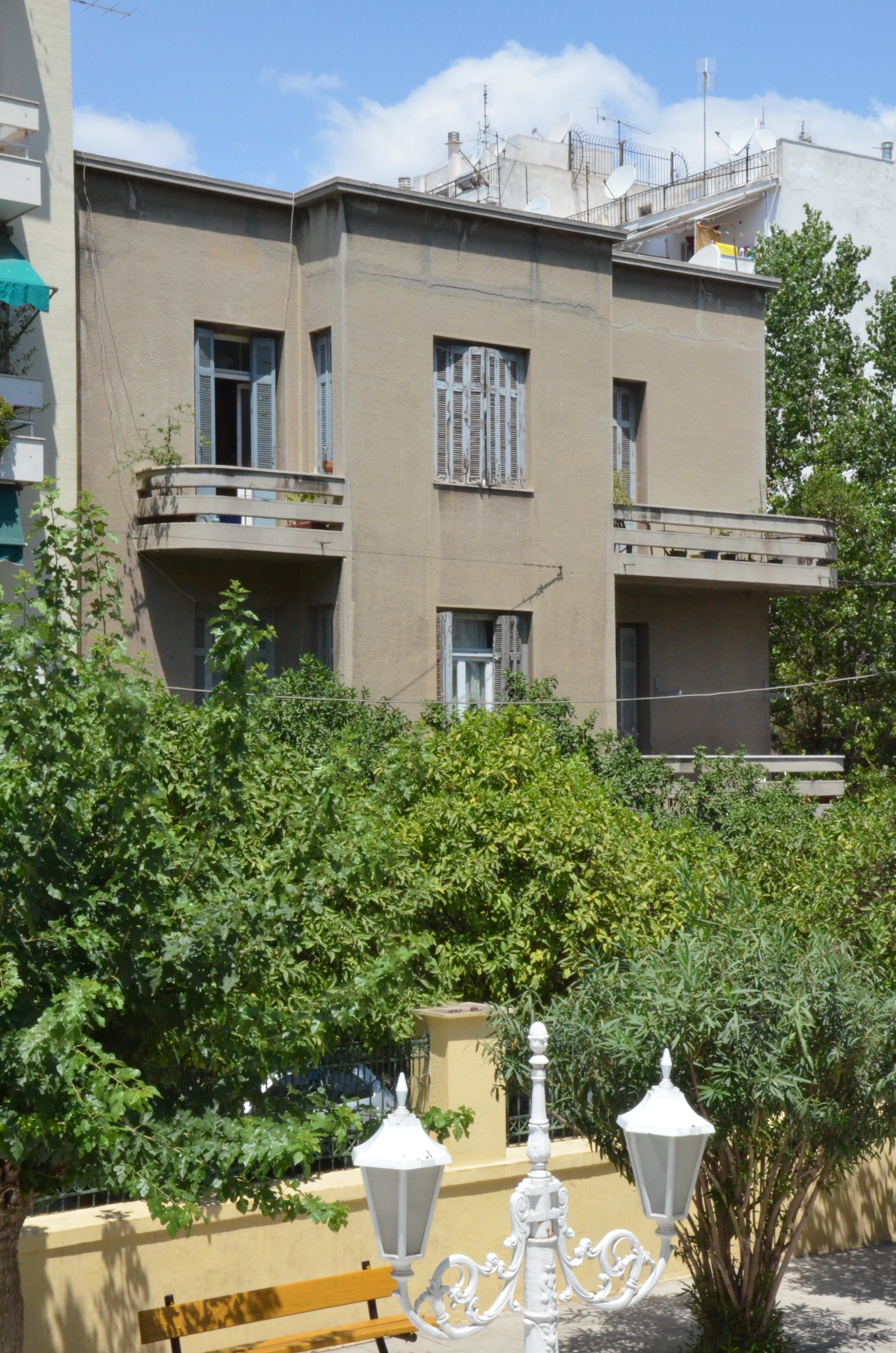 Γενική άποψη της όψης επί της οδού Επτανήσου (2013)