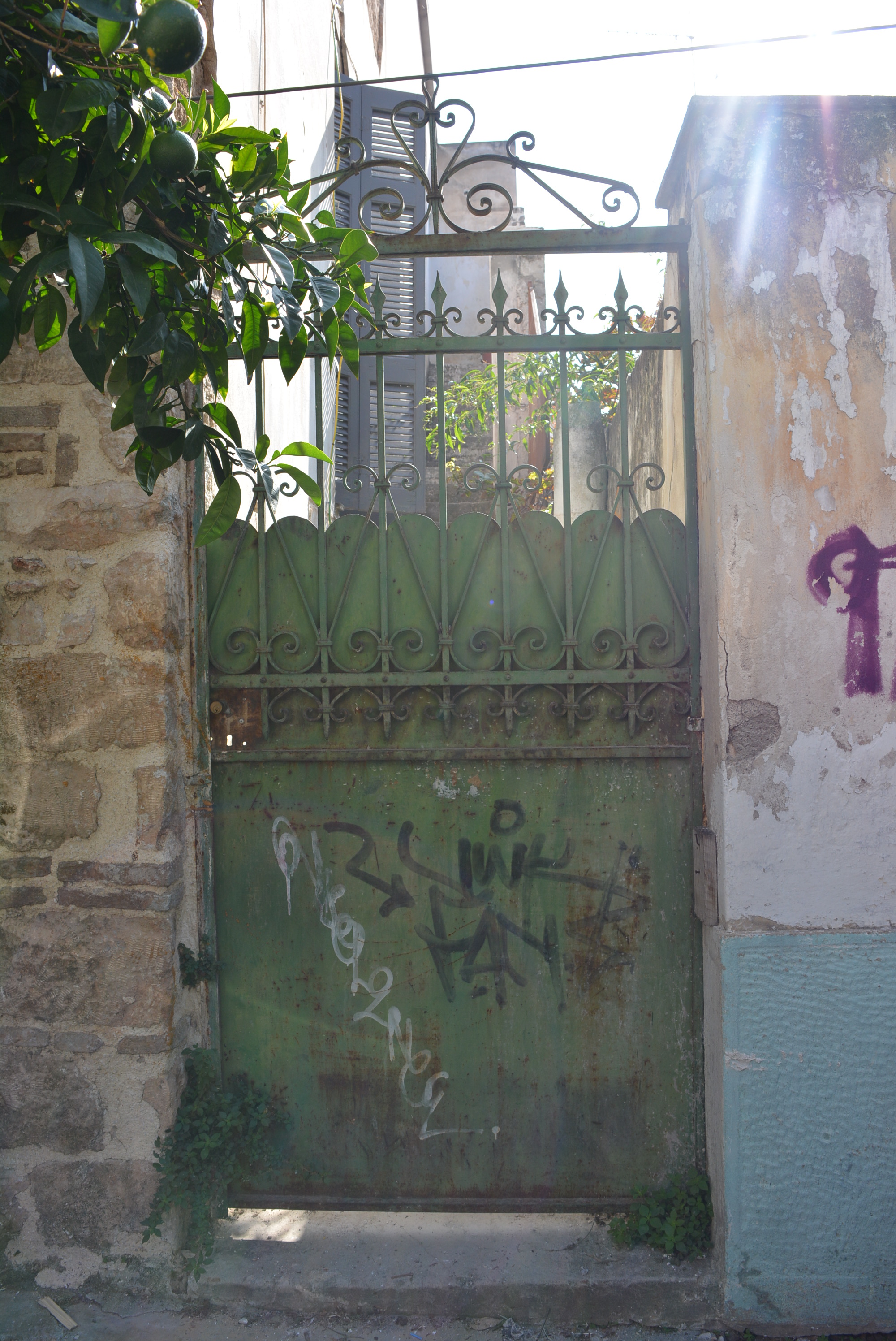 General view of the yard's door