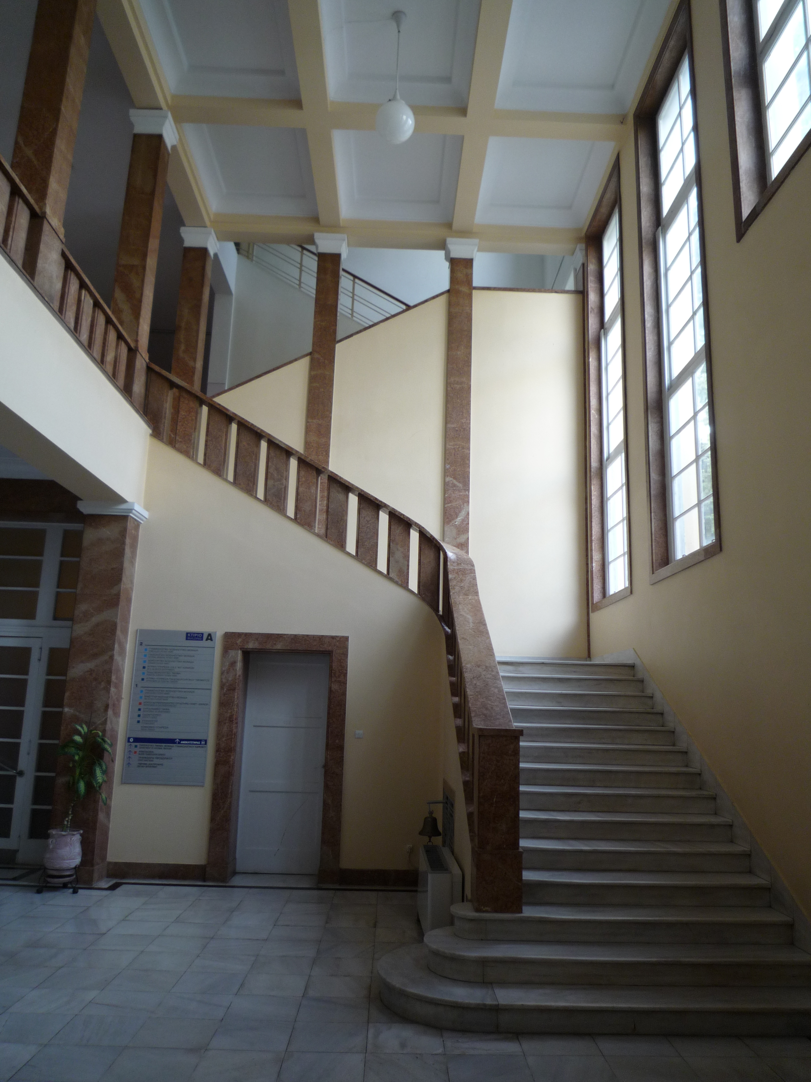 Inner view of central entrance hall (2014)