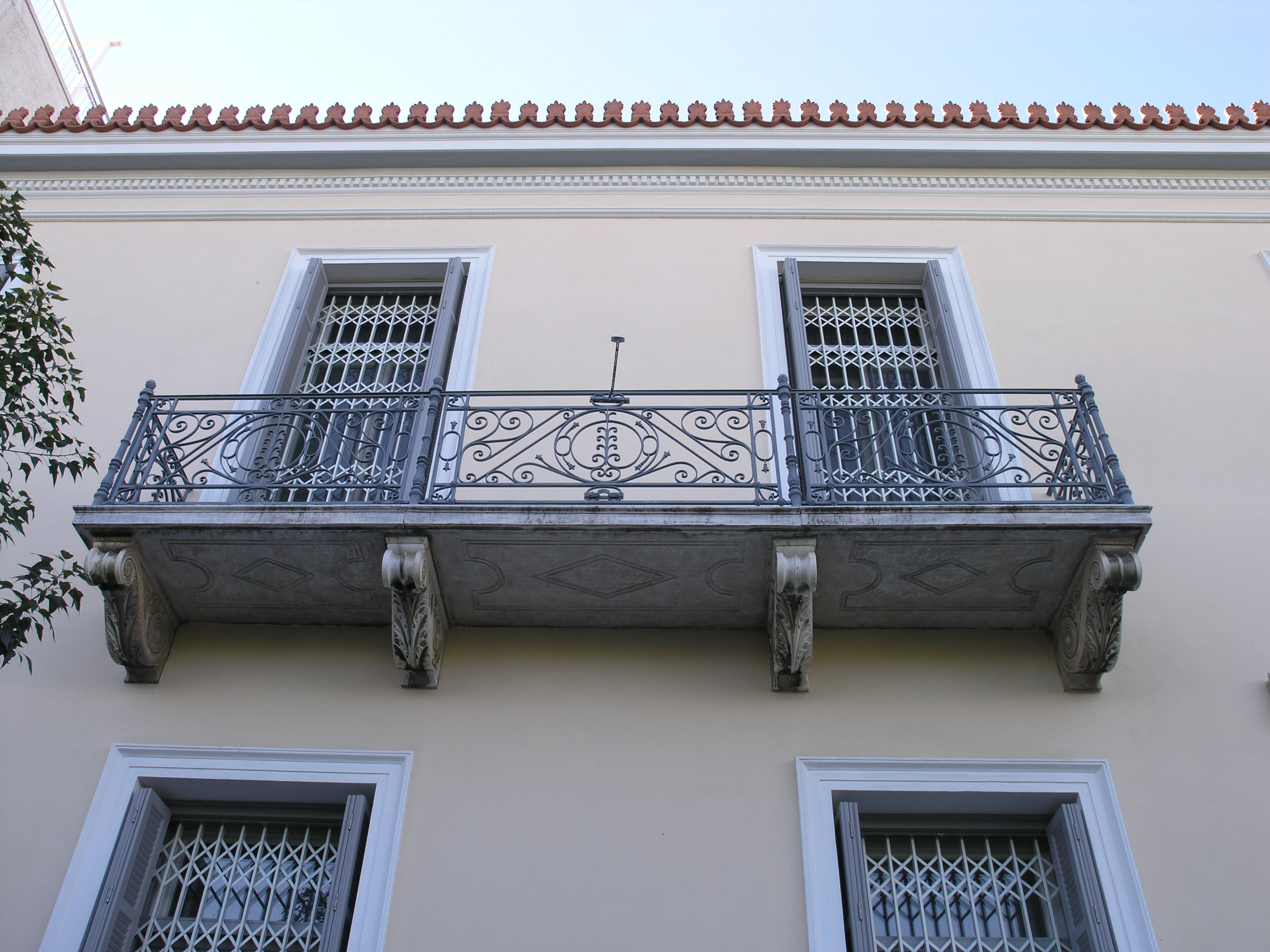 Detail of main façade