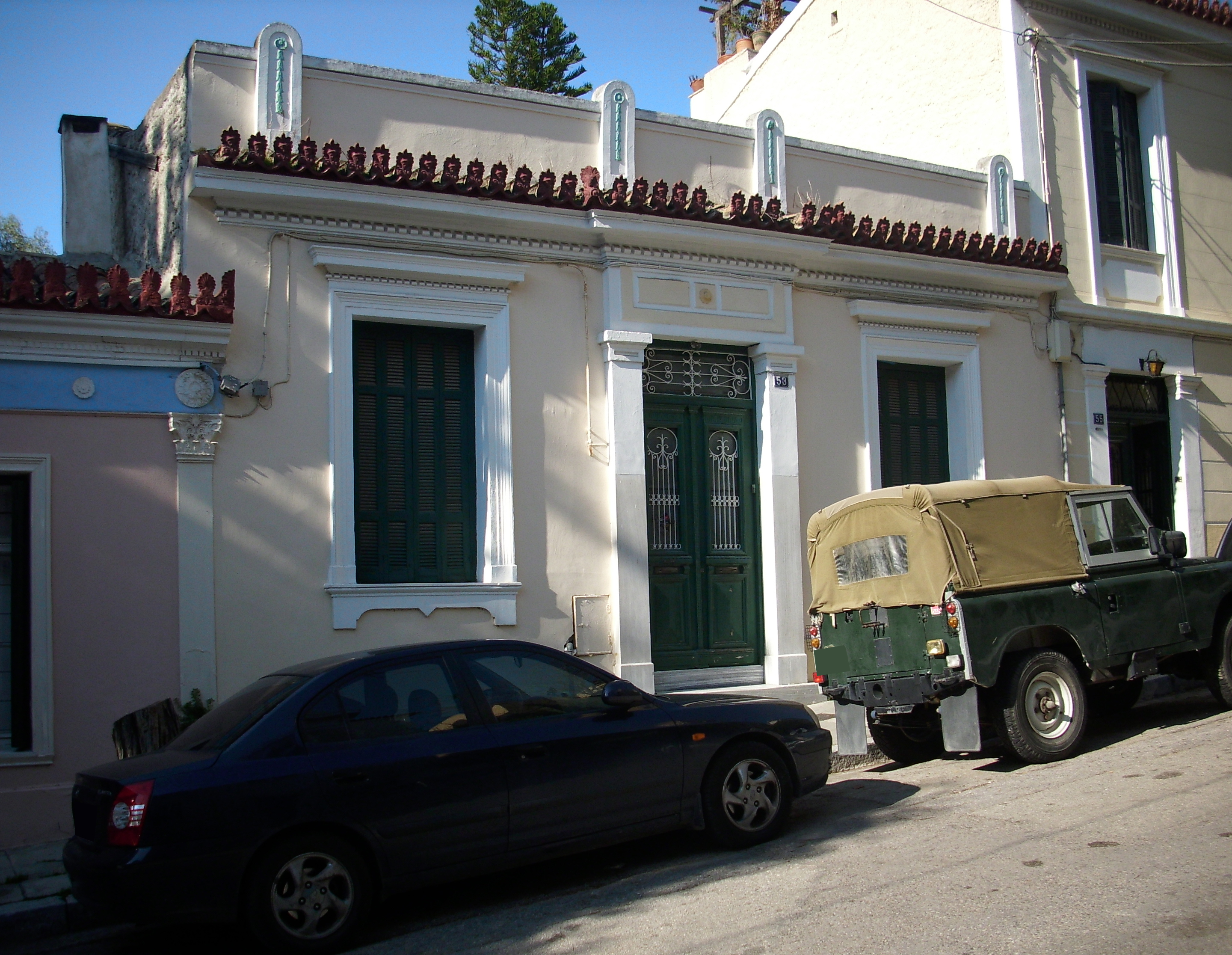 View of the main façade