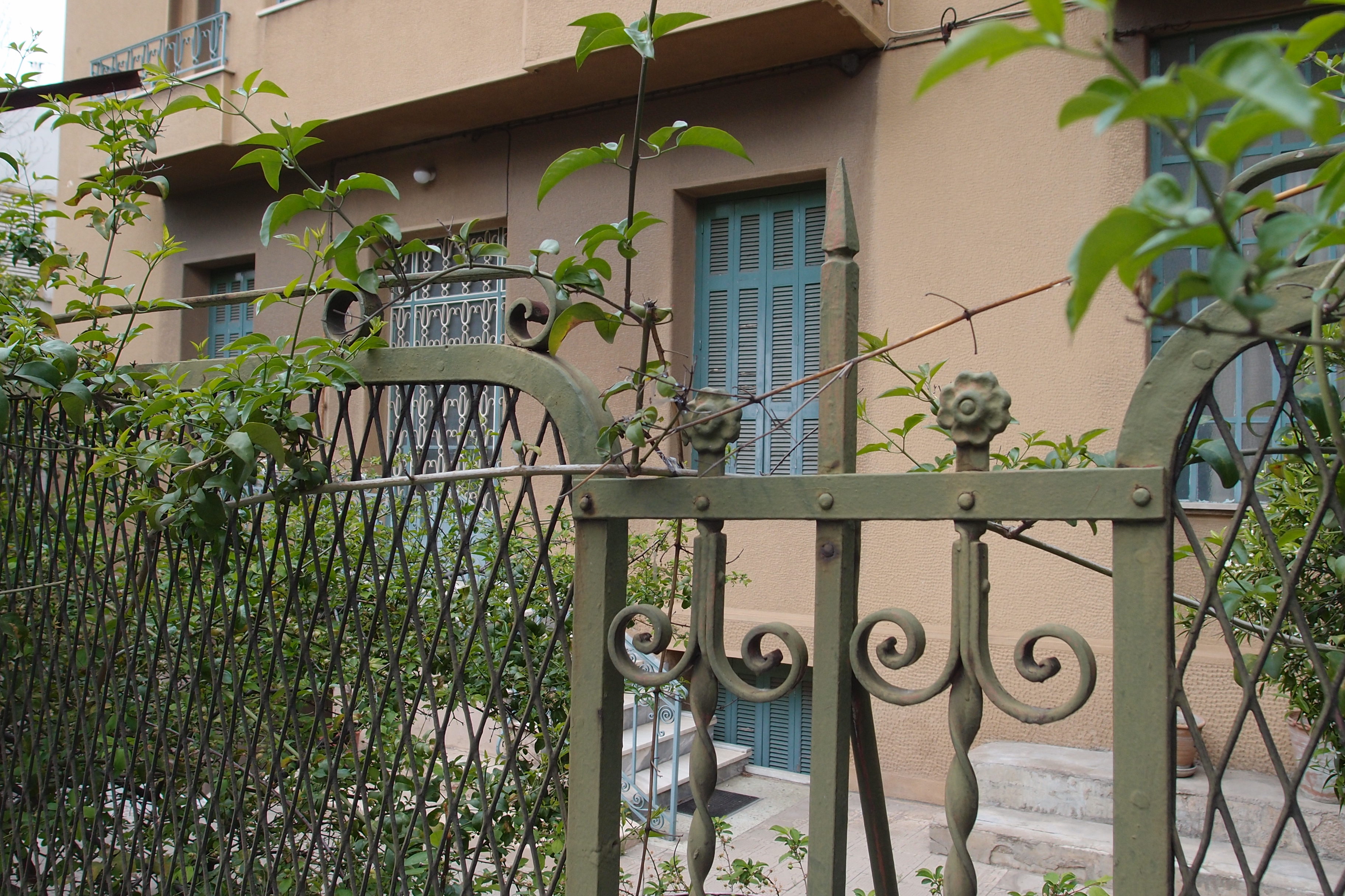 Λεπτομέρεια της περίφραξης