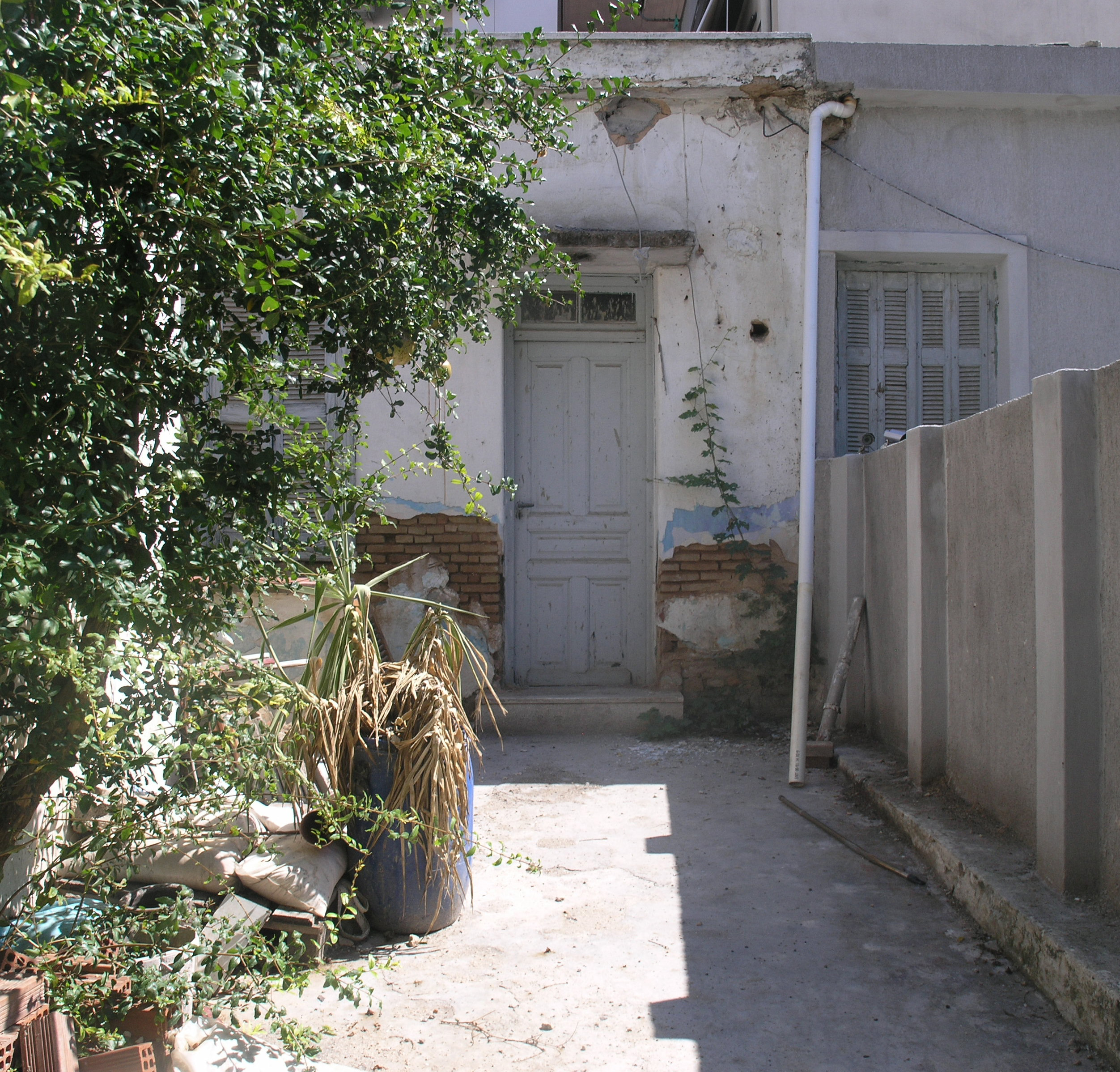 View of the eccentric entrance