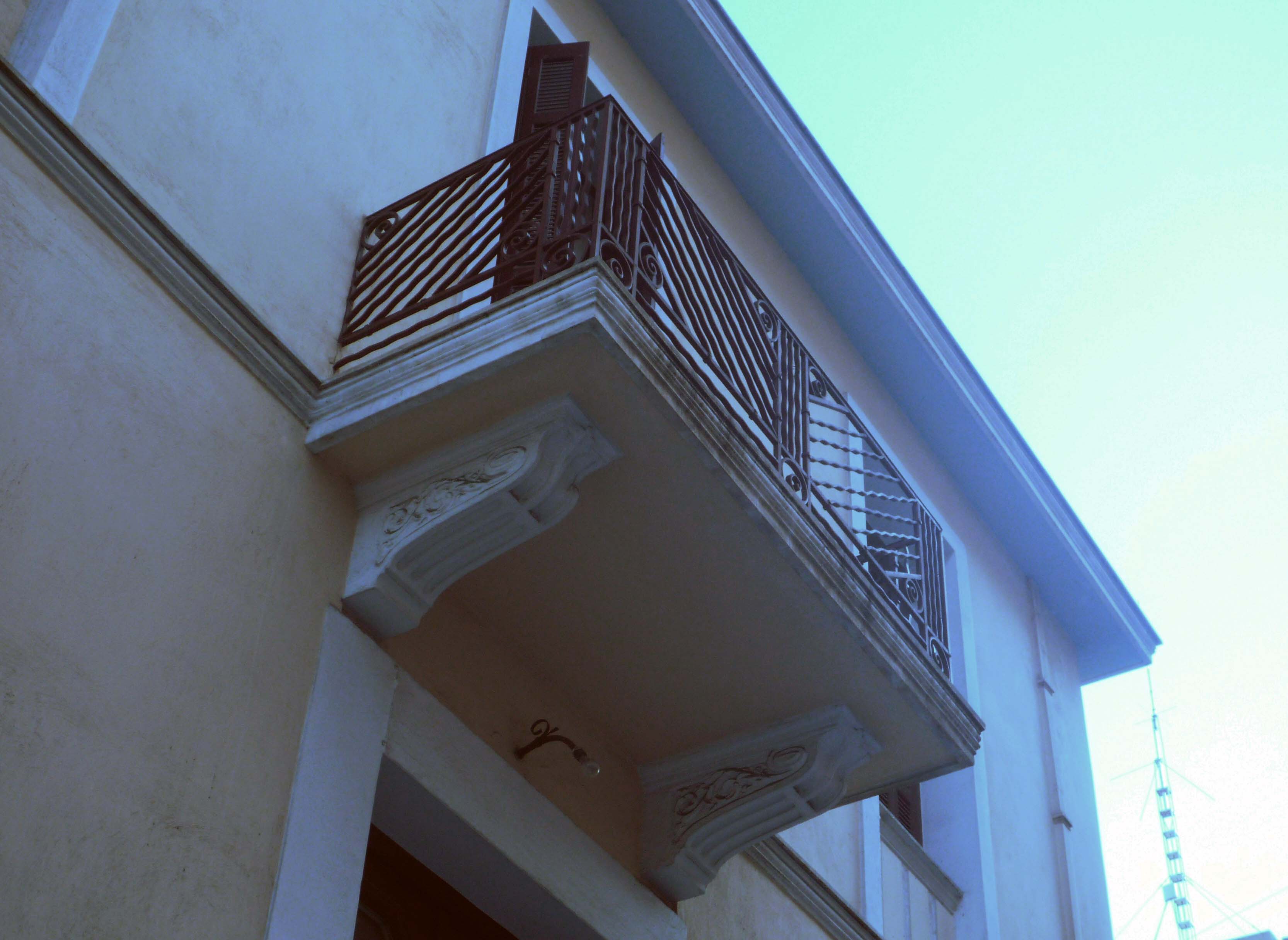 View of the balcony