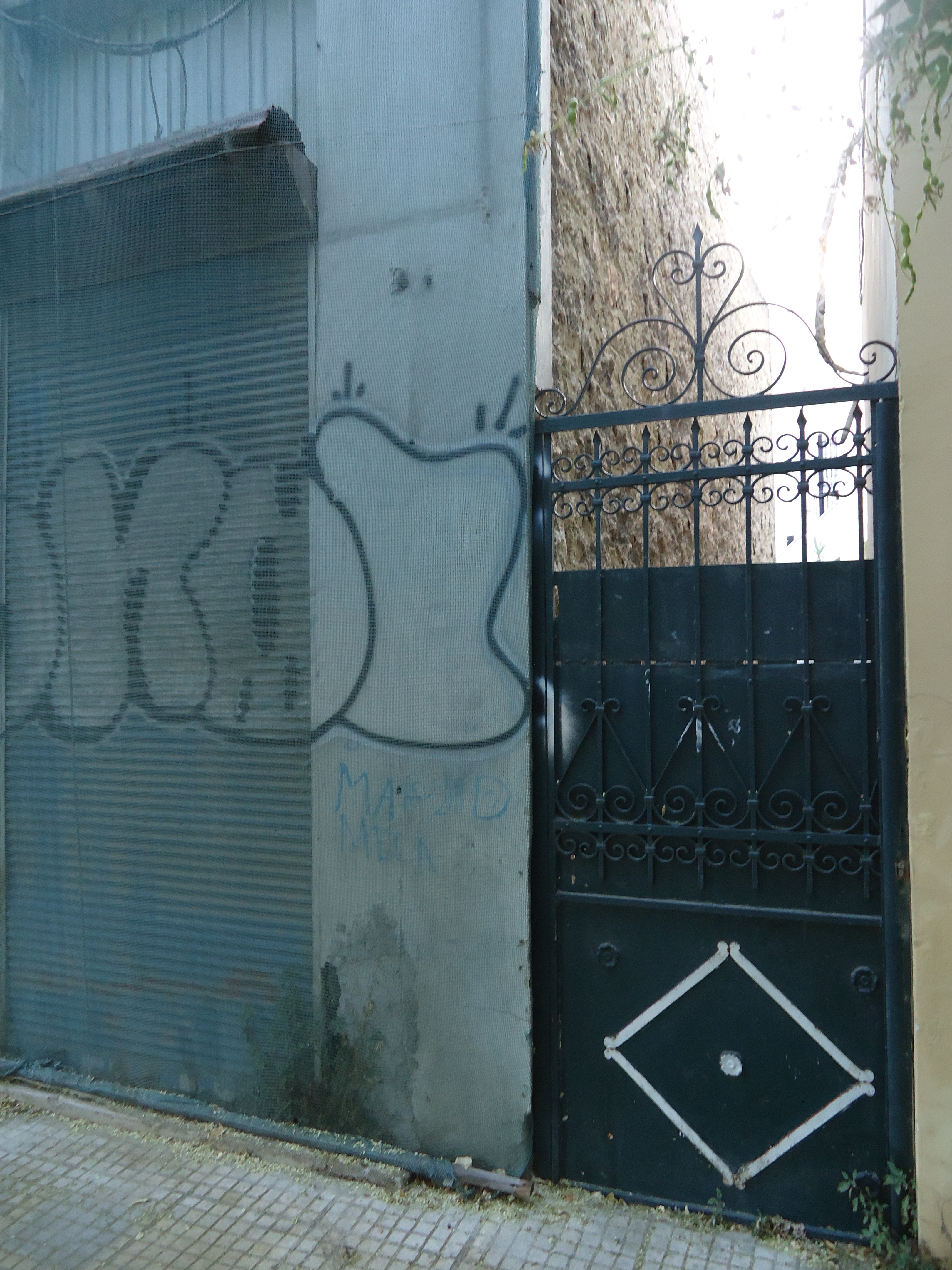 Details of side entrance