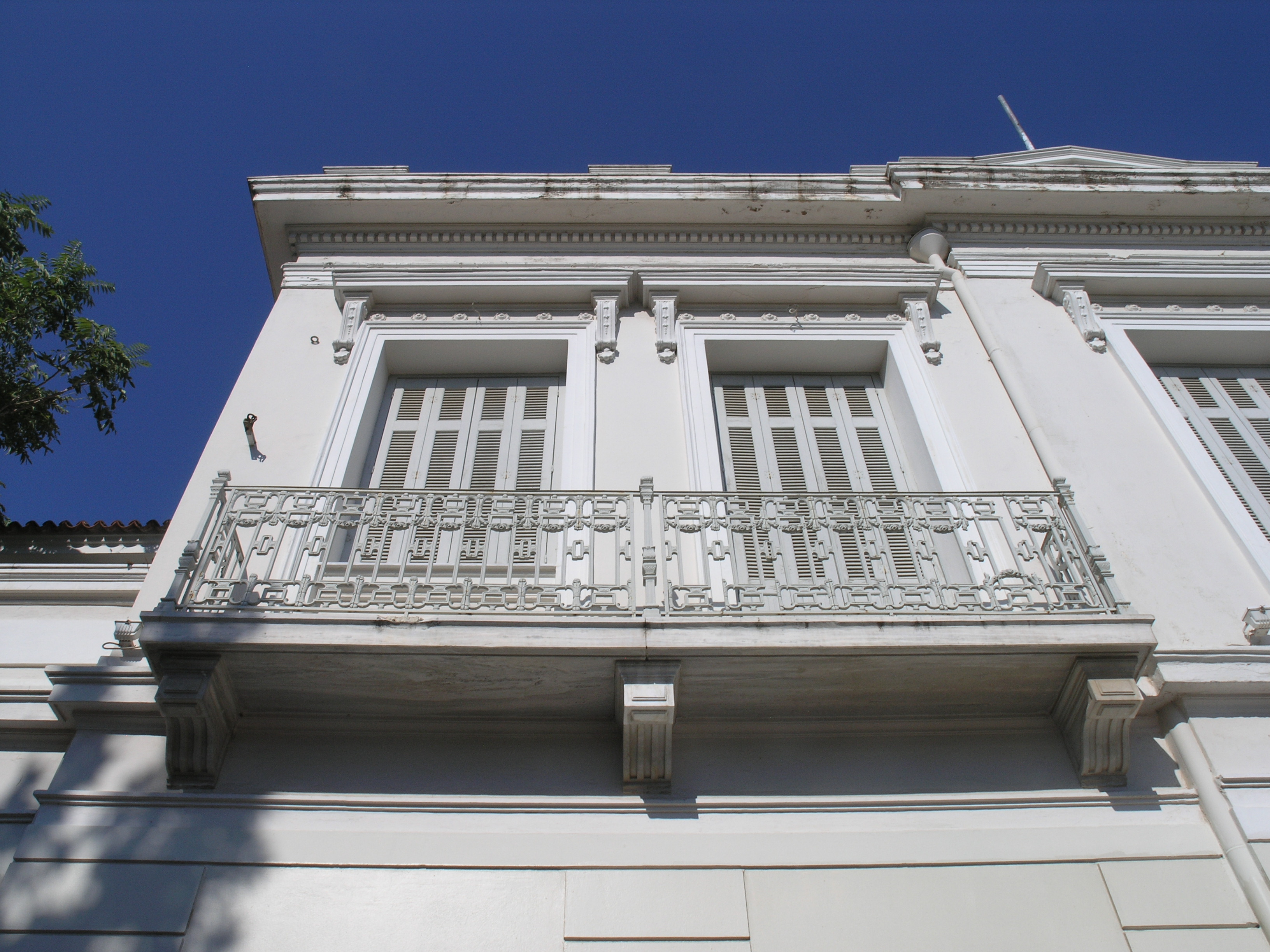 View of side balcony from Efvoulou str.