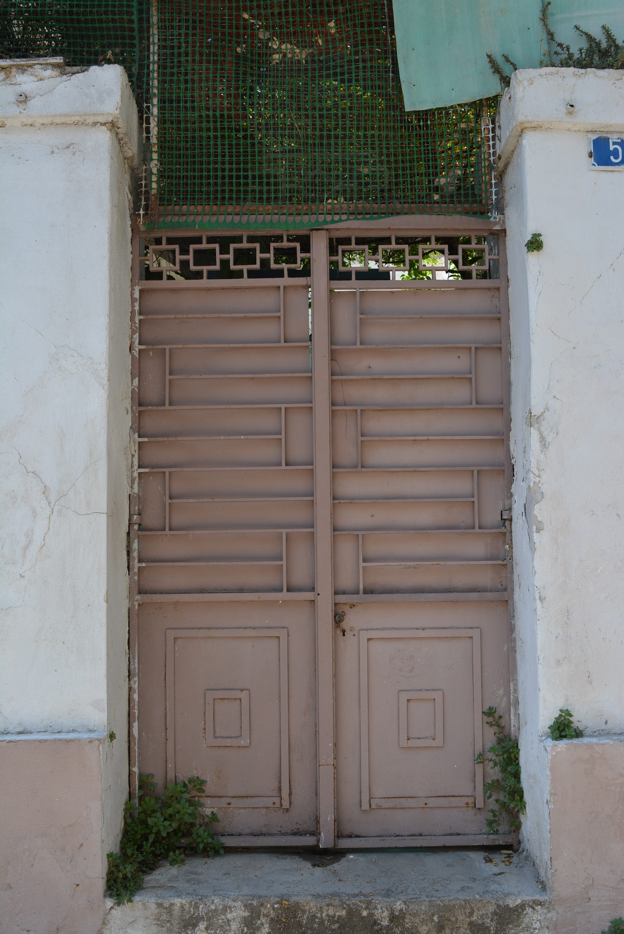 View of the yard door