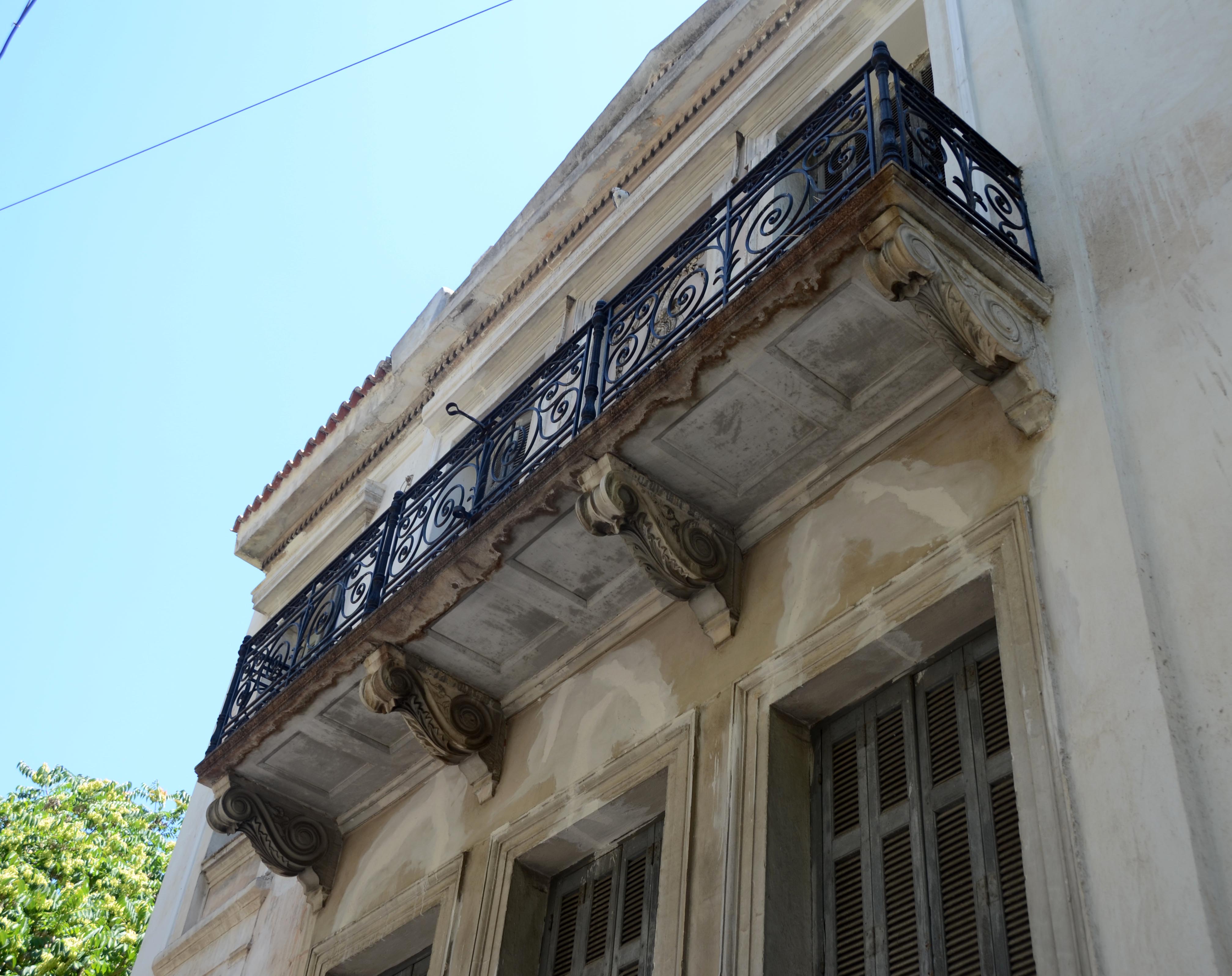 View of the balcony