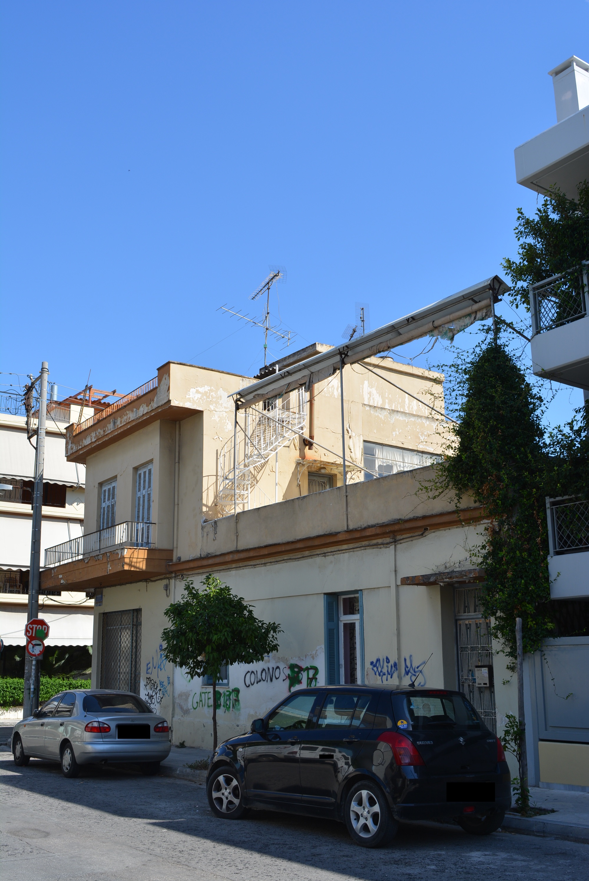 Γενική όψης οδού Καπανέως