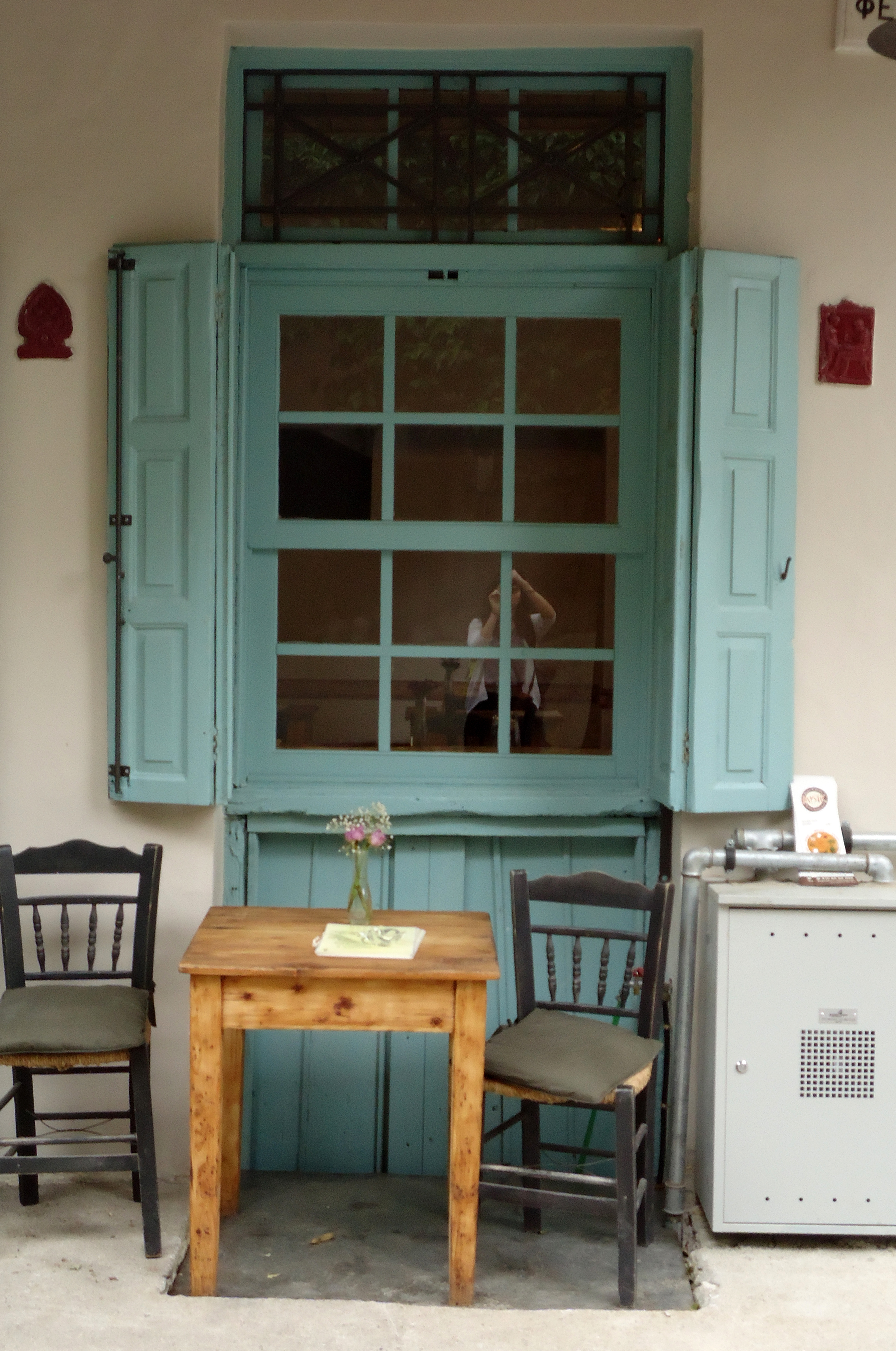 Ground floor window and door to the basement (2015)