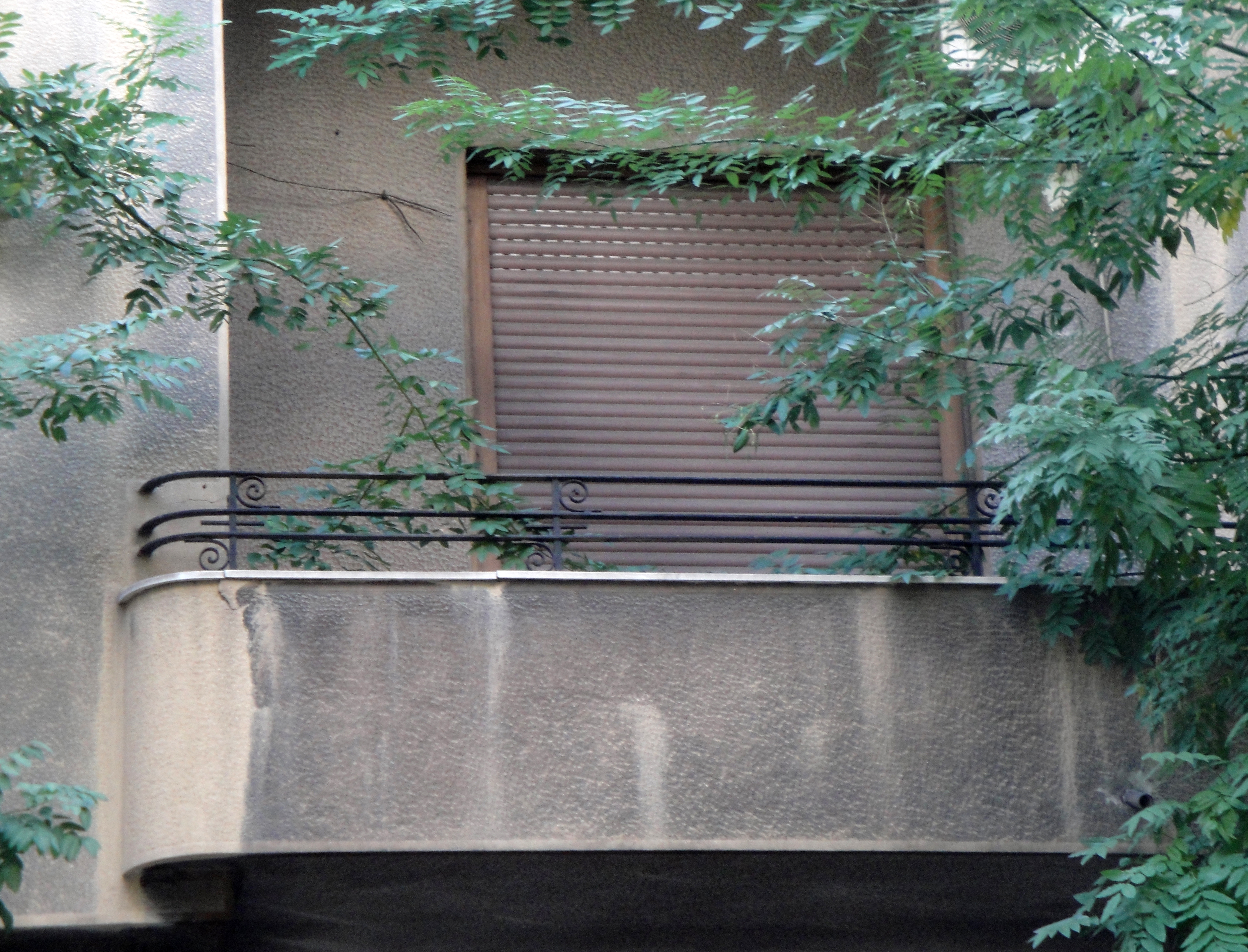 View of the balcony