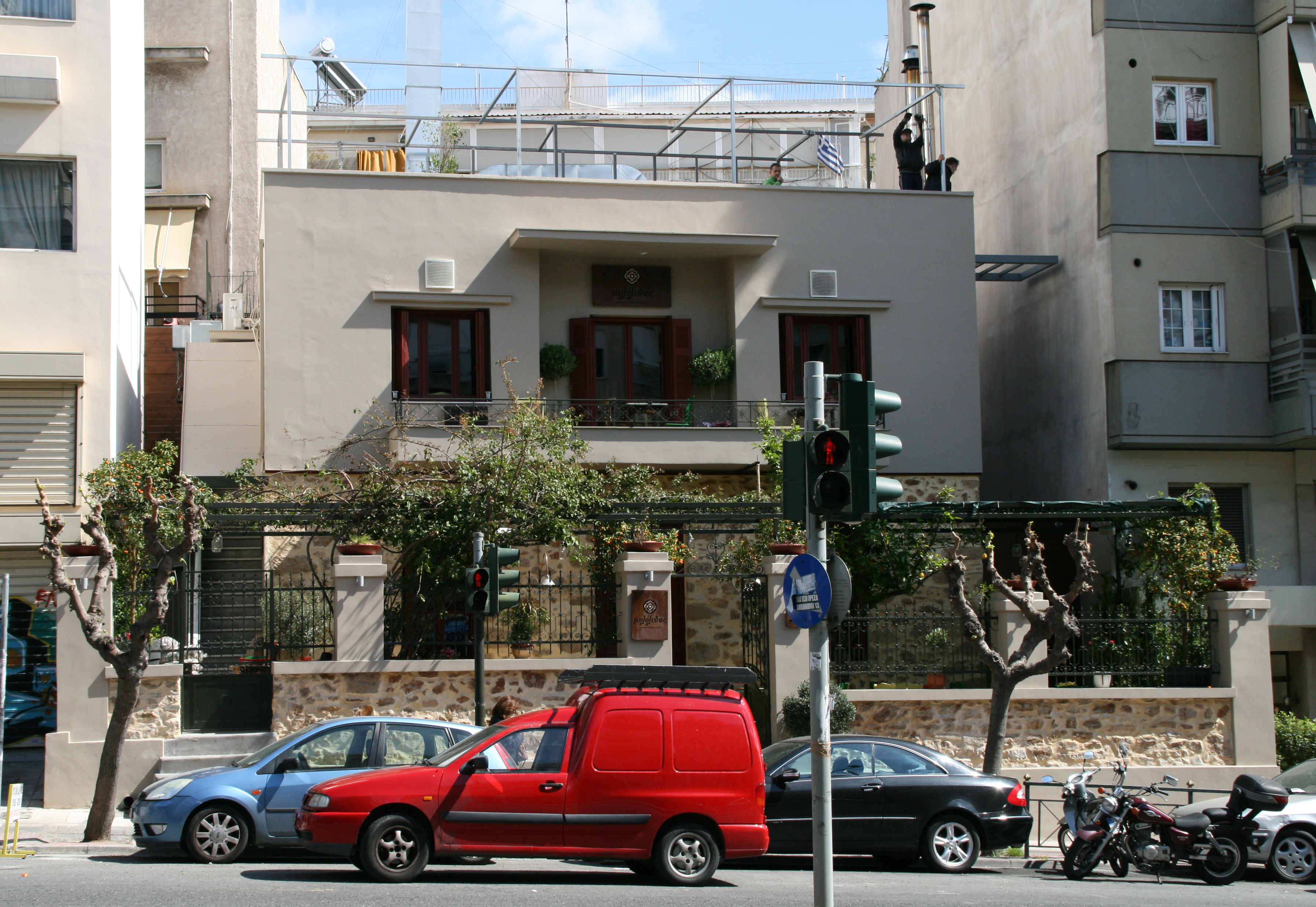 View of the main façade