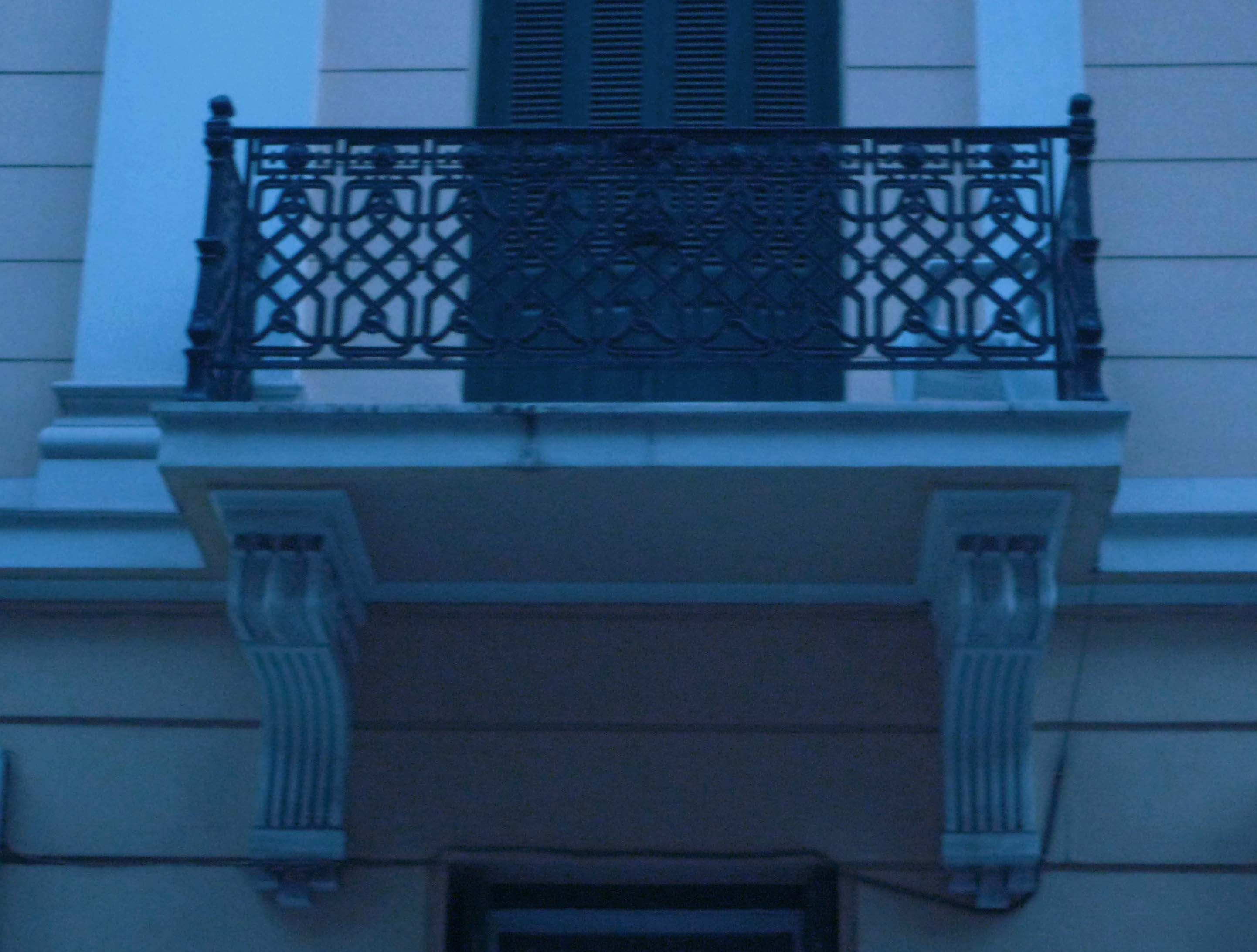 View of the balcony