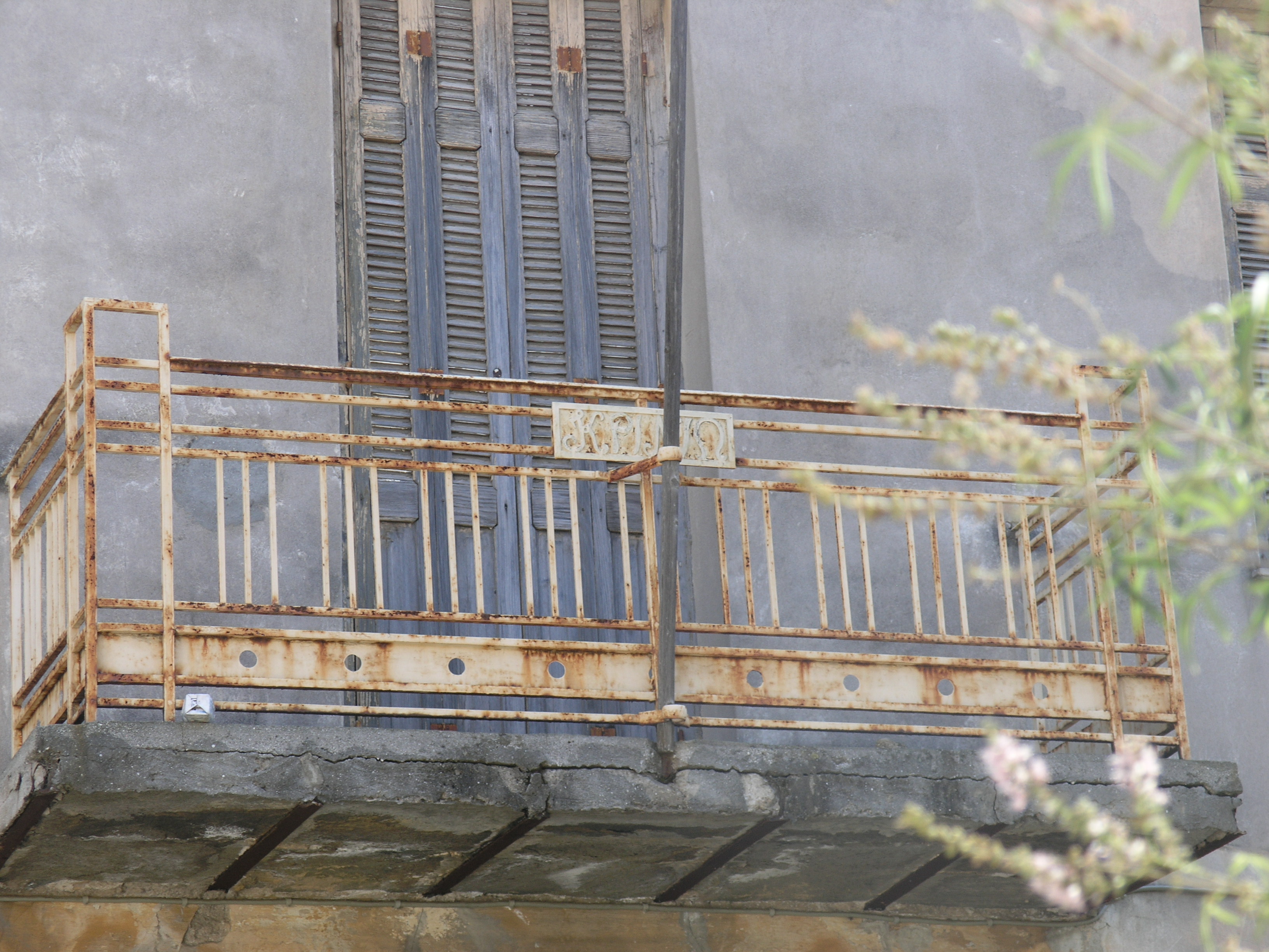 Detail of balcony